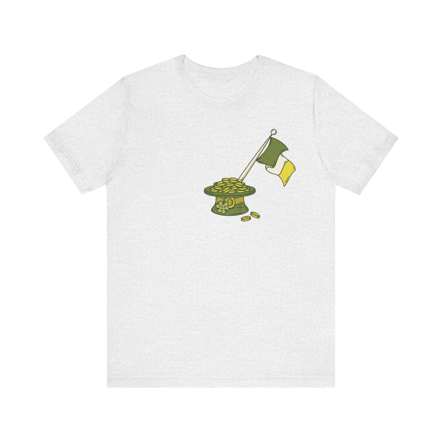 Unisex Cotton Tee Shirt with Lucky Prints