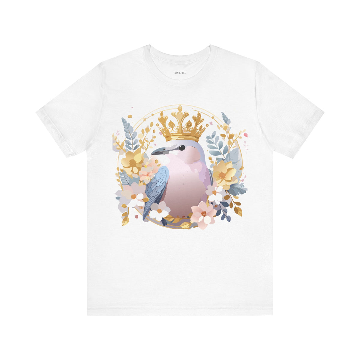 Medallion Graphic Unisex Cotton Bella+Canvas Tee with Art Design d49