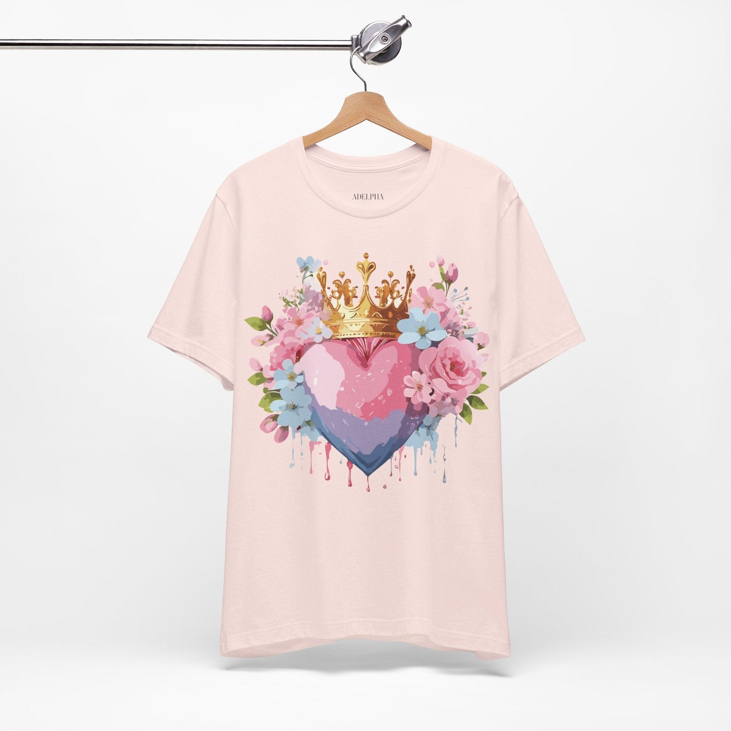 Valentine Graphic Tee Unisex Jersey Short Sleeve Adelpha Vintage Inspired Artwork