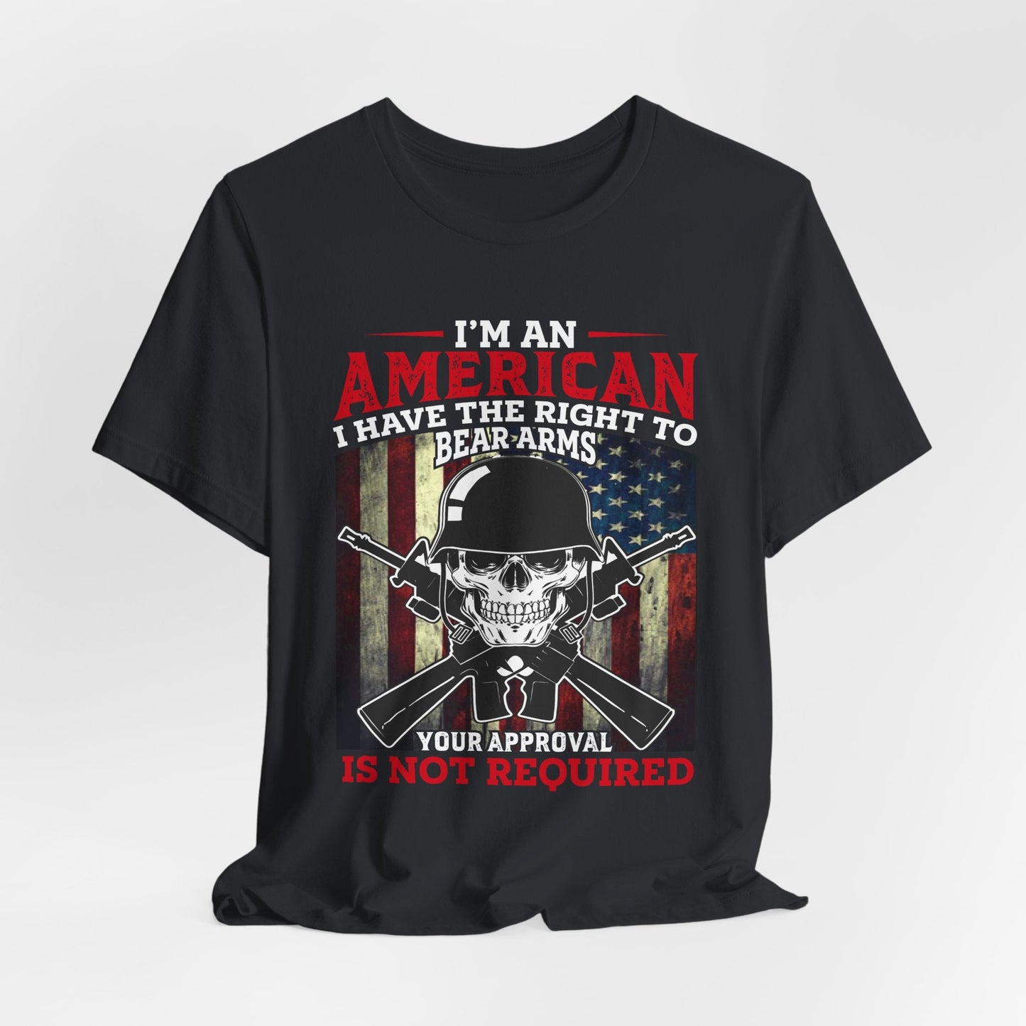 Army Veteran Patriotic Graphic Design Unisex Cotton T-Shirt v29