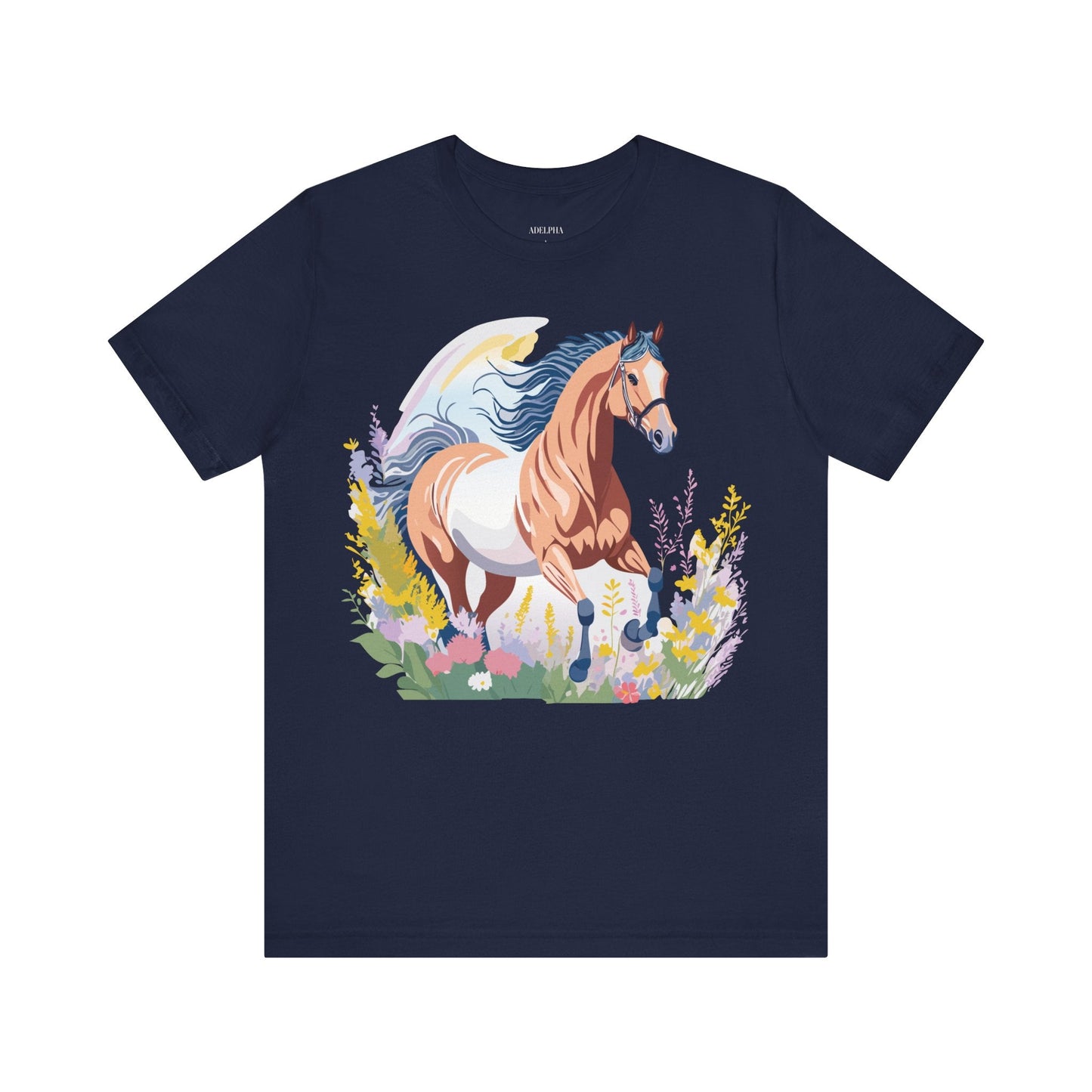 Horse Graphic Unisex 100 Cotton Vintage Animal Art T-Shirt 4