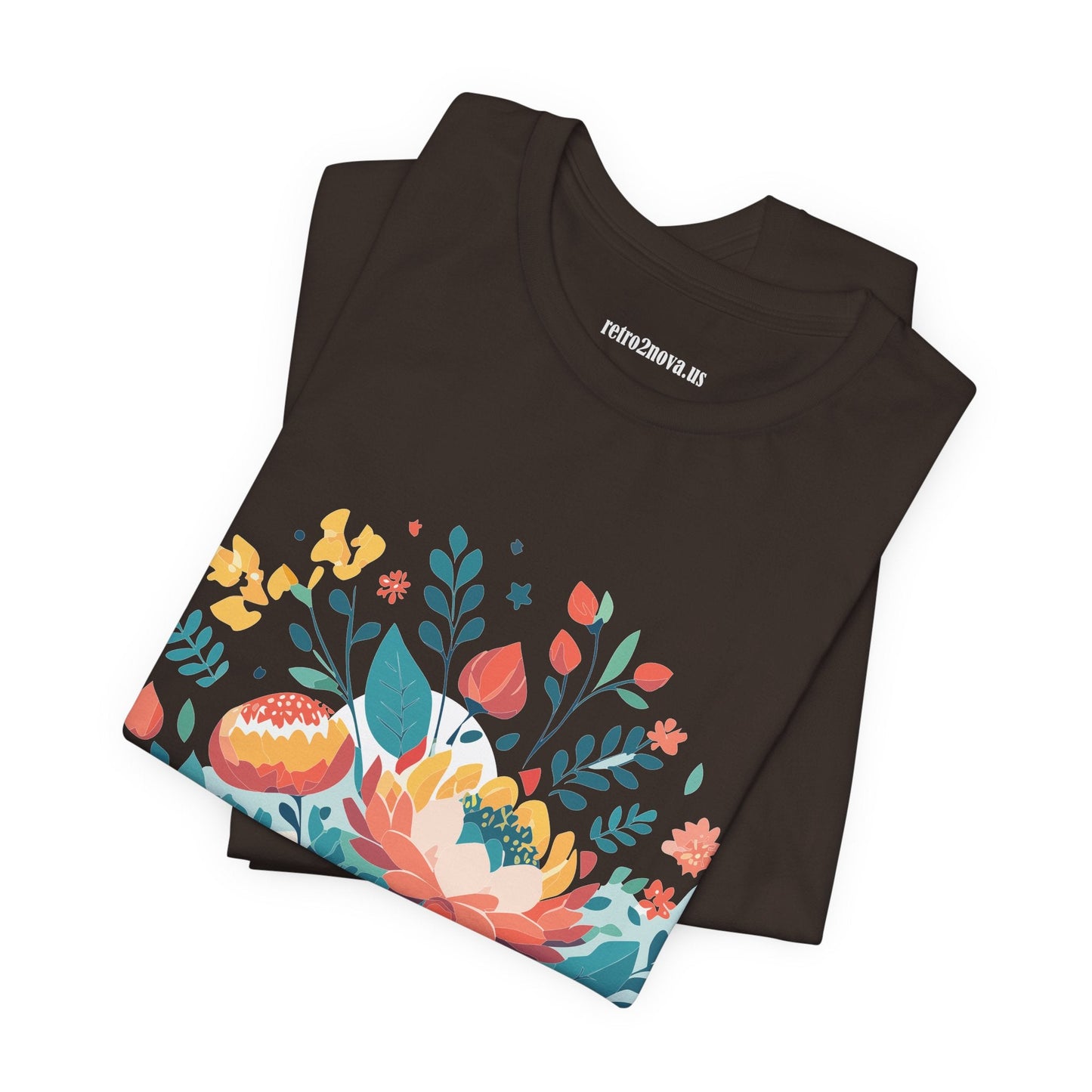 Flowers Shirt Floral Shirt Unisex Jersey Short Sleeve Tee Breathable Fabric Free Shipping