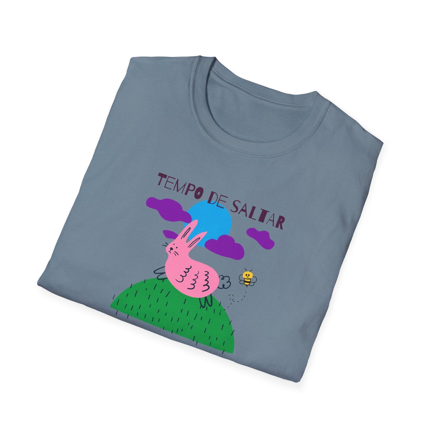 Funny Easter T Shirt Unisex Softstyle 64000 Art Design With Easter Prints 100 Percent Ring Spun Cotton
