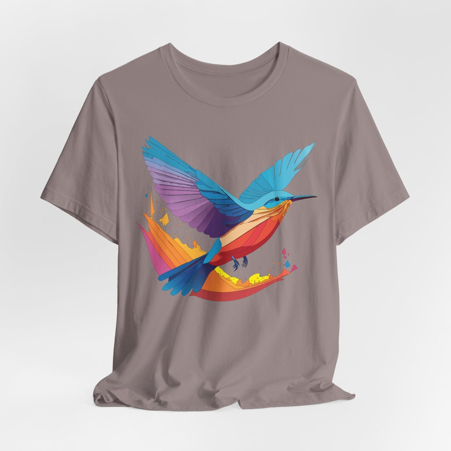 Unisex Animal Shirt Art Design Tee With Wild Animals Print Soft Comfortable Short Sleeve Tee