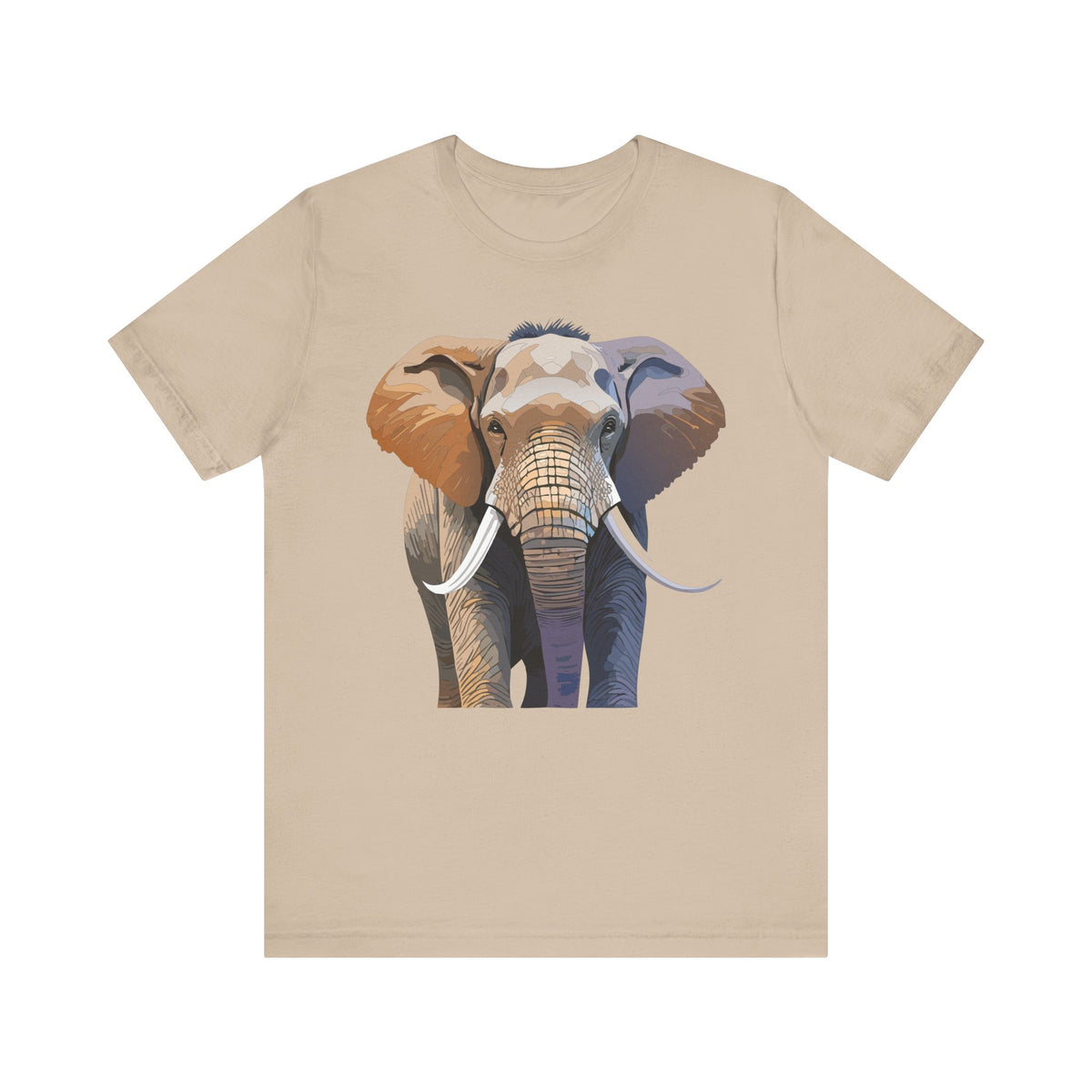 Wild Animals  Graphic Unisex Cotton Bella+Canvas Tee with Art Animal Design ab39