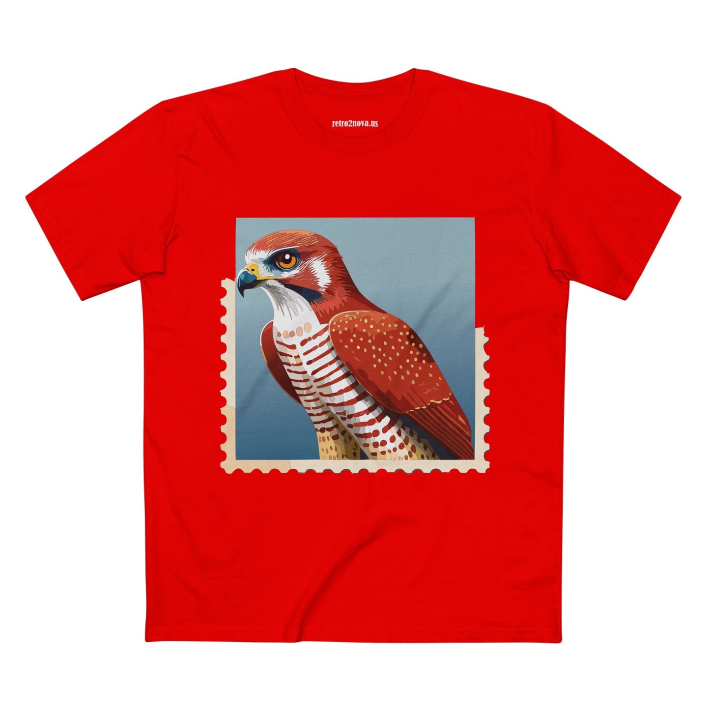 Postage Stamp Shirt Unisex Premium Cotton Tee With Original Art Design By Retro2Nova