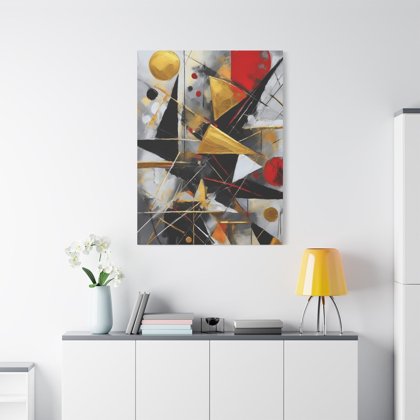 Abstract Oil Painting Print Canvas 20x24,20x30,24x30 24x32,24x36,30x40 32x48,36x48,40x60 Pine-Wood Inner Frame ABS-187