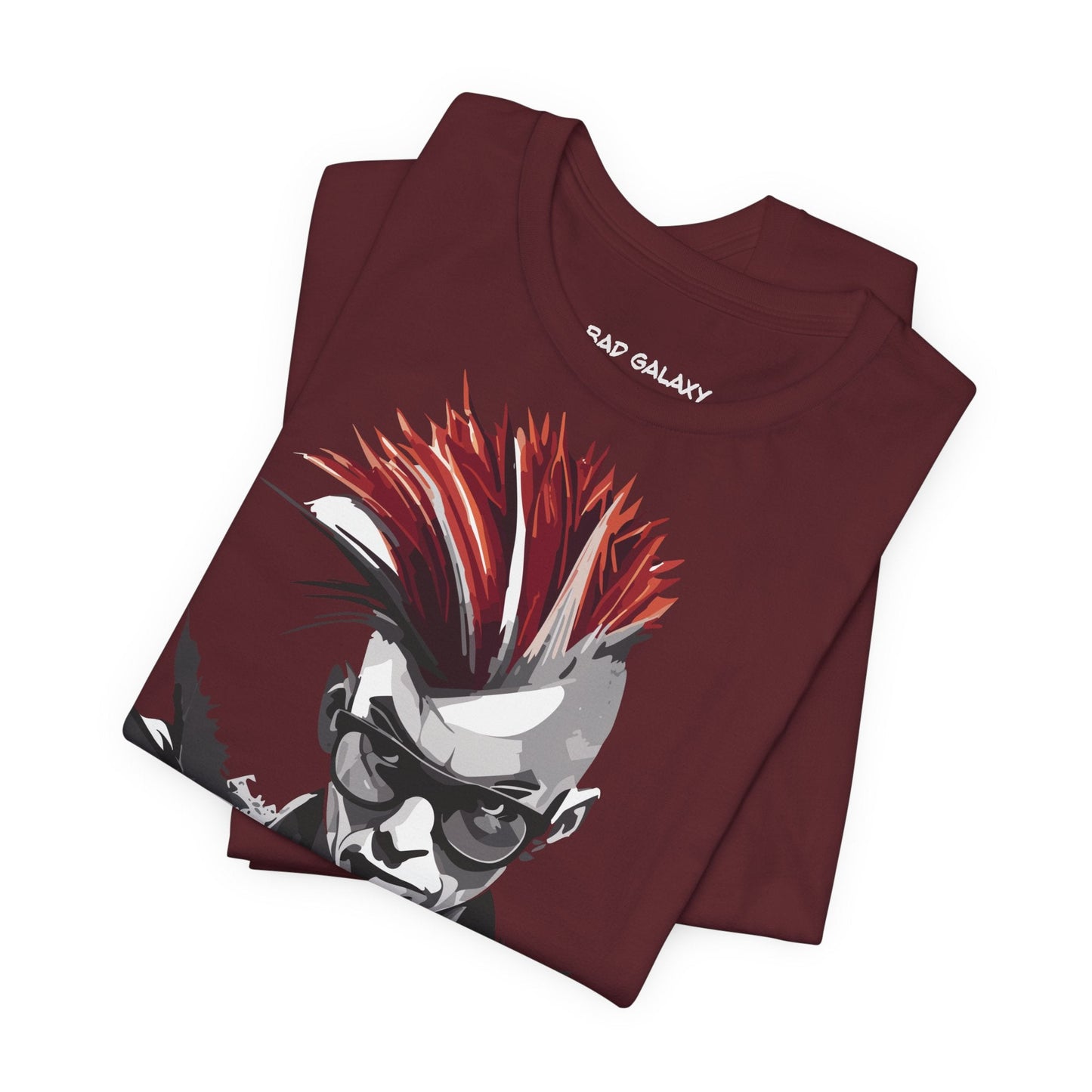 Punk Rock Tee Shirt Made To Order In USA With 100 Percent Cotton And Eco Friendly Inks