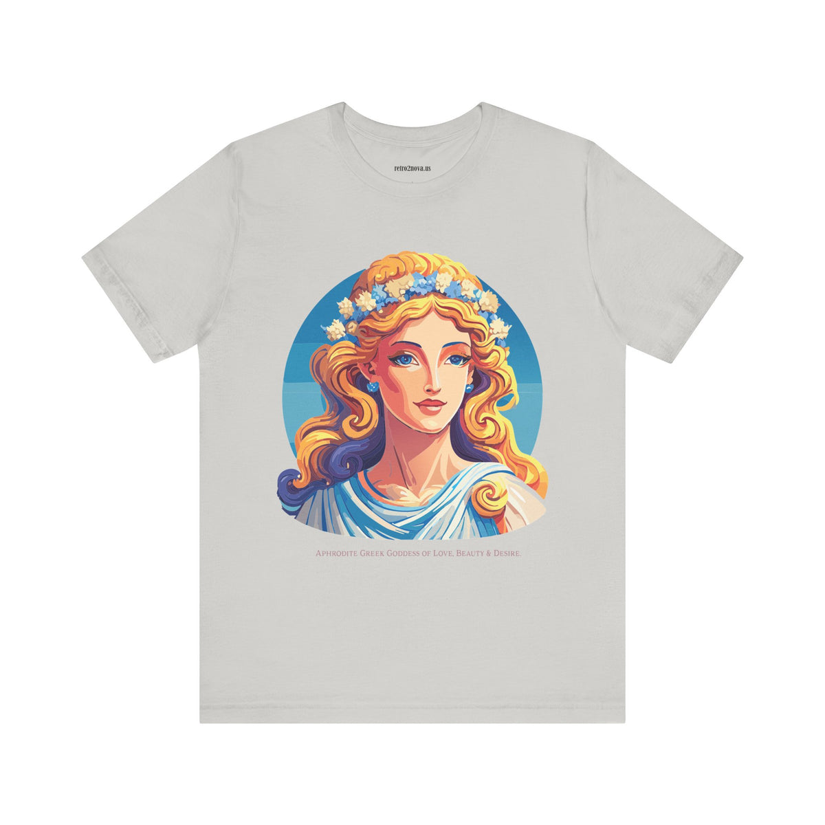 Goddess Graphic Unisex Cotton Bella+Canvas Tee with Aphrodite