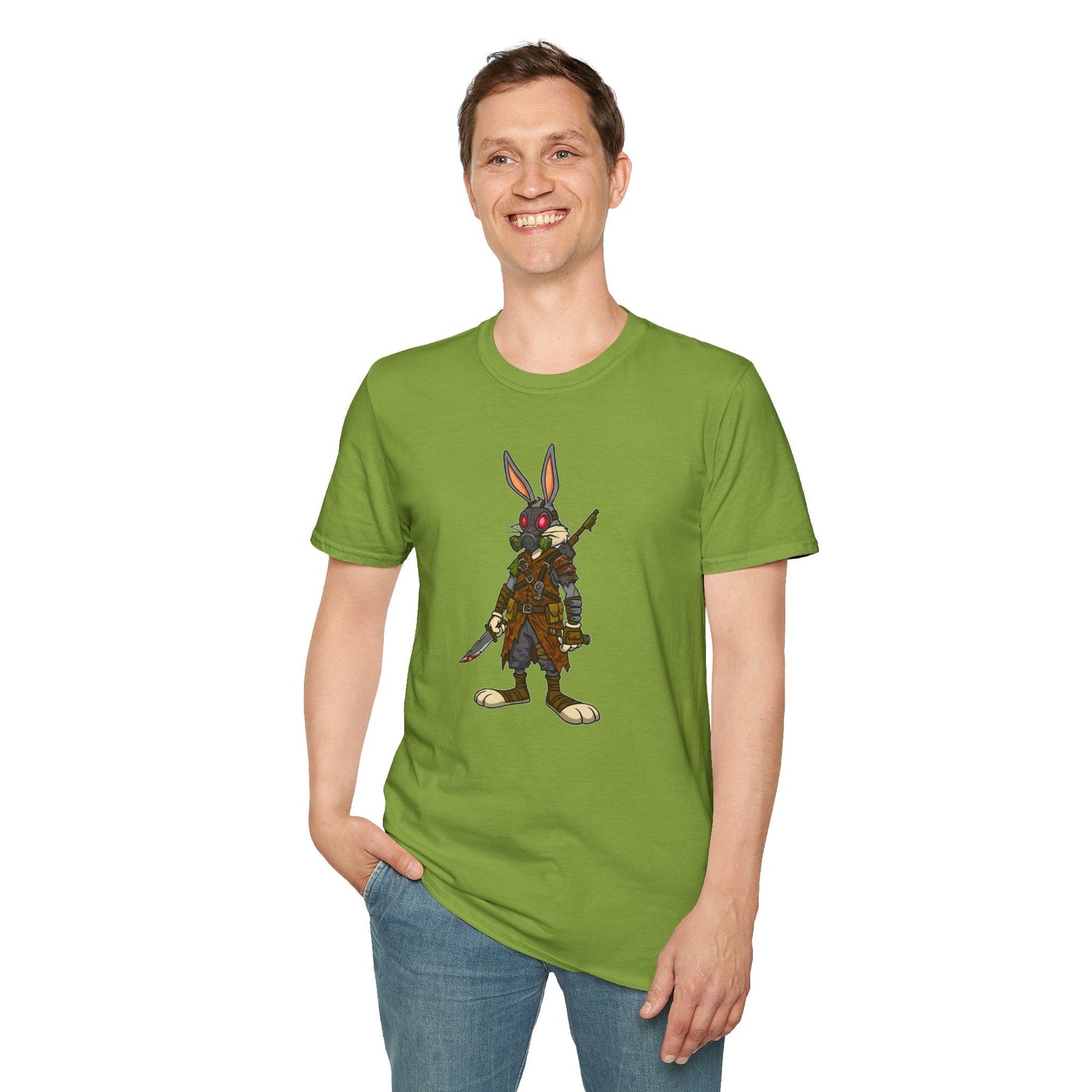 Bugs Bunny T Shirt Unisex Cartoon Tee 100 Percent Cotton Softstyle 64000 With Classic Animation Art