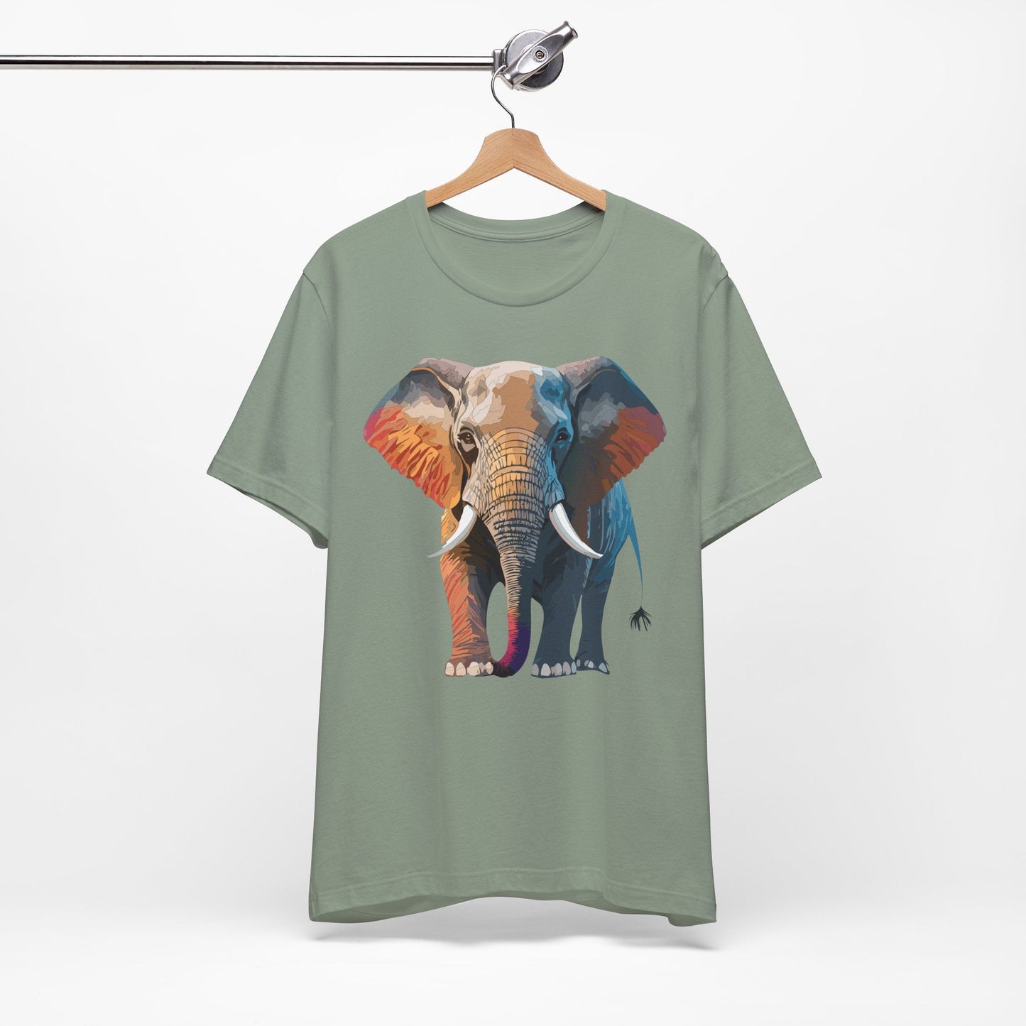Unisex Animal Shirt With Animals Art Design Graphic Tee Short Sleeve Wild Animals
