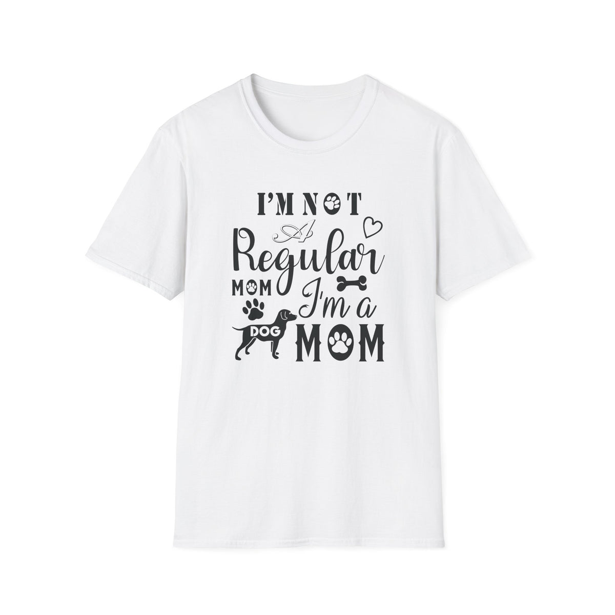 Dog Mom Pet Lover Graphic Unisex Cotton T-Shirt