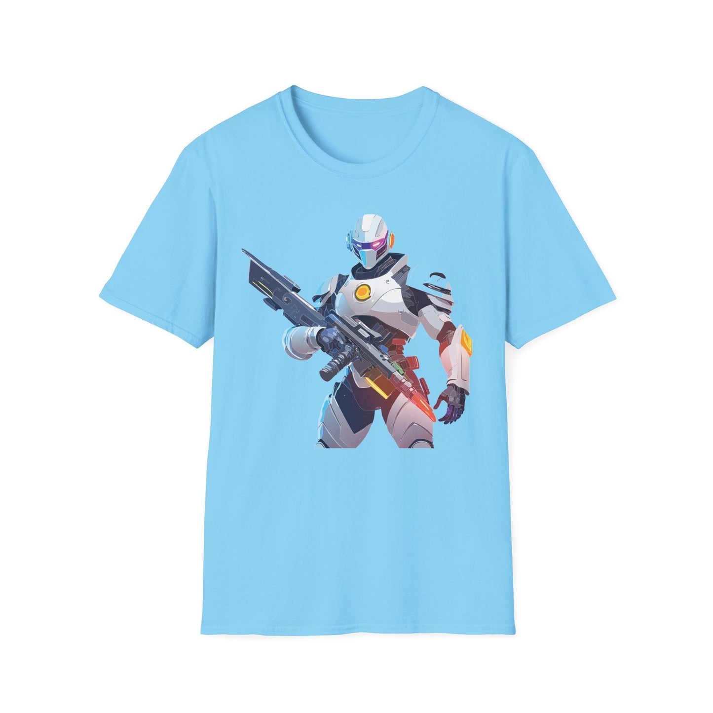 Unisex Robocop T Shirt Graphic With Classic Robocop Design Softstyle 100 Cotton Tee