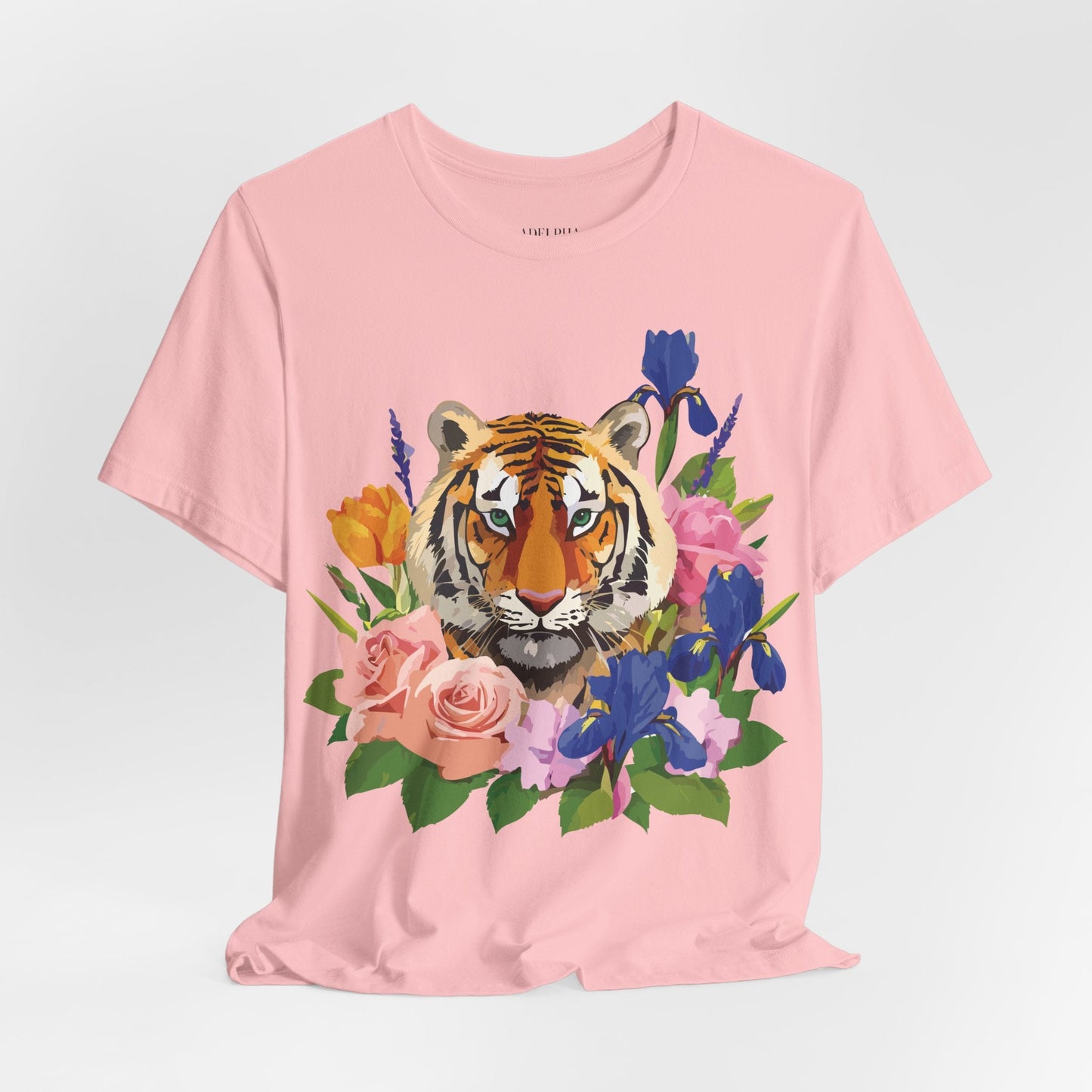 Tiger Graphic T Shirt Unisex Jersey Short Sleeve Art Design Tee Adelpha Vintage Inspired