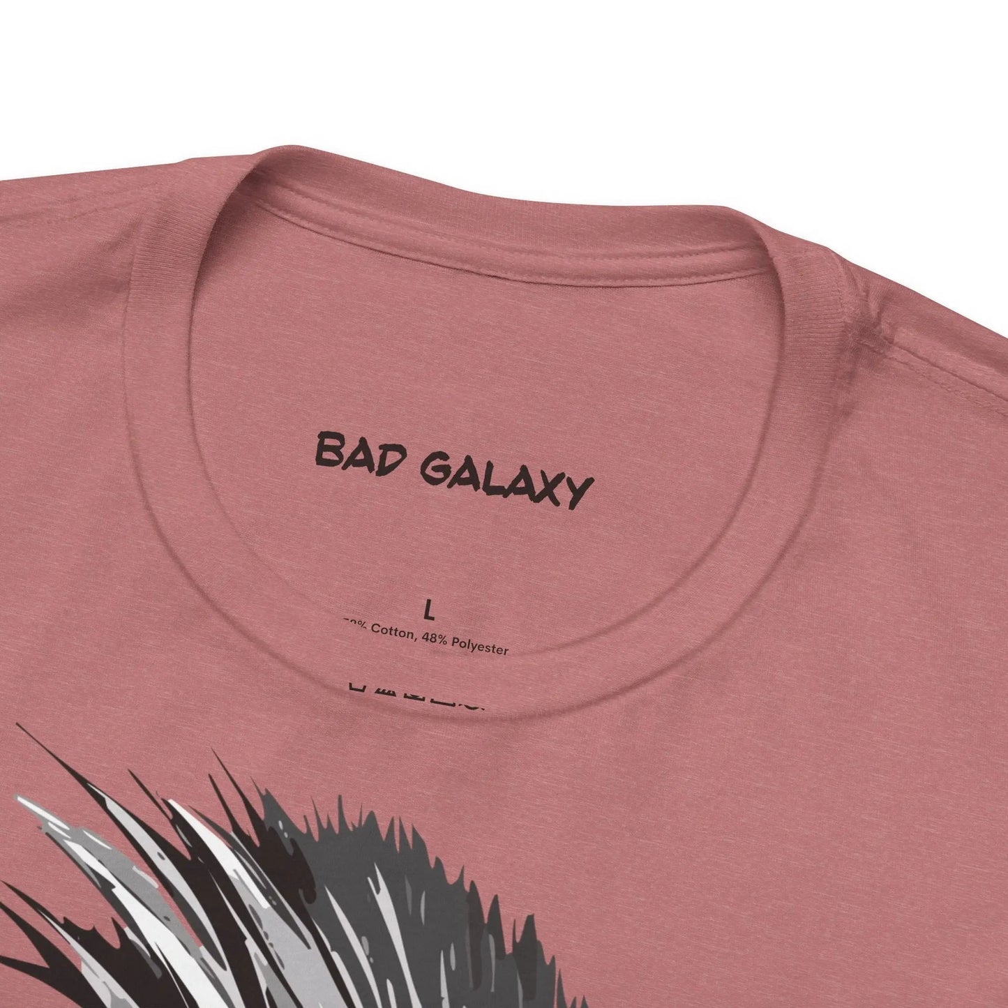 Punk Rock Tee Shirt From Bad Galaxy Made To Order 100 Percent Cotton Eco Friendly Inks