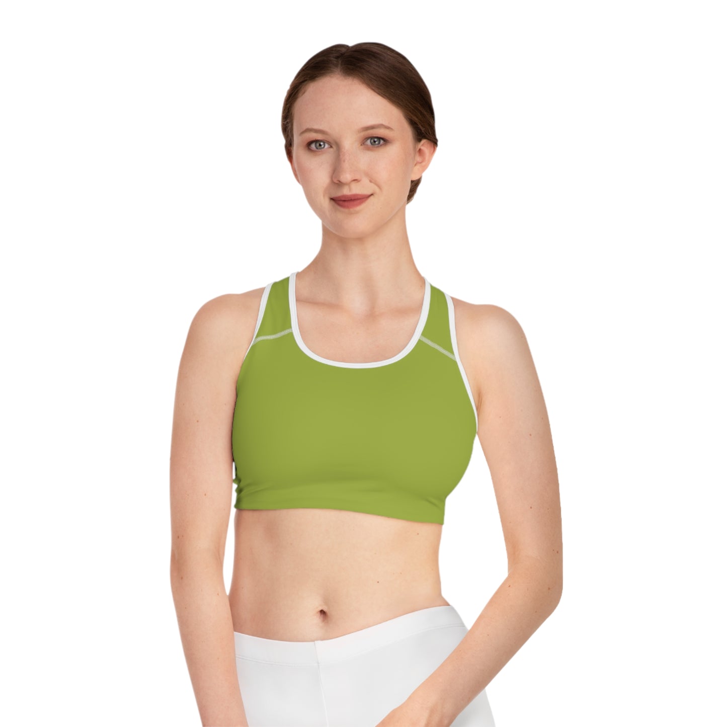 Green Color Sports Bra, Green Sports Bra 15