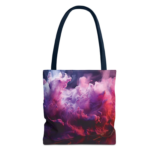 Bolsa de lona con estampados abstractos 