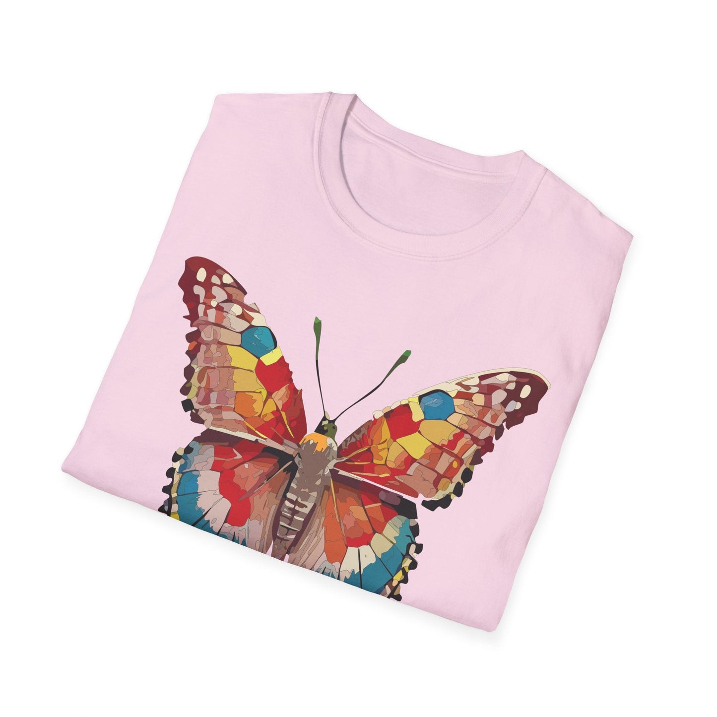Butterfly Shirt Unisex Monarch Tee Softstyle 100 Percent Ring Spun Cotton Quality Gildan 64000