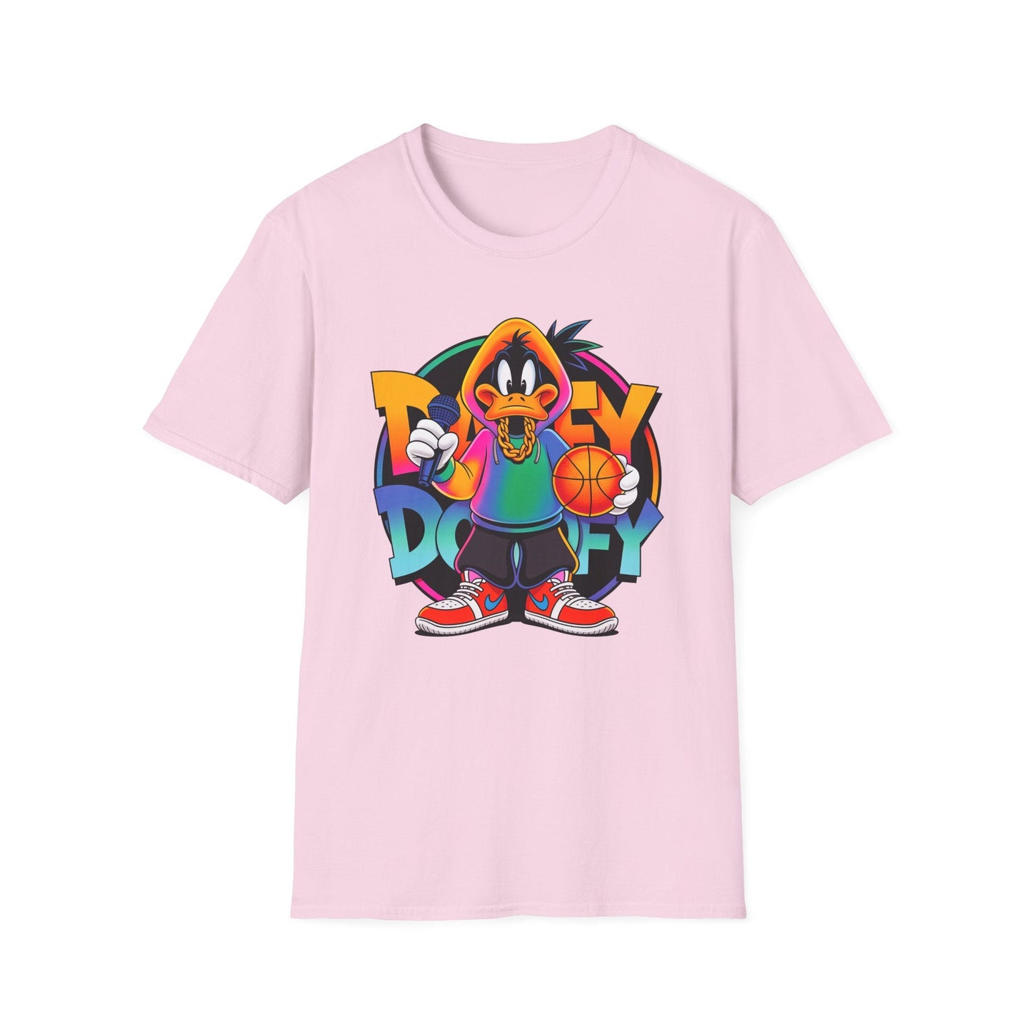 Funny Cartoon Animals T Shirt With Animation Print Unisex Softstyle Graphic Cotton Tee