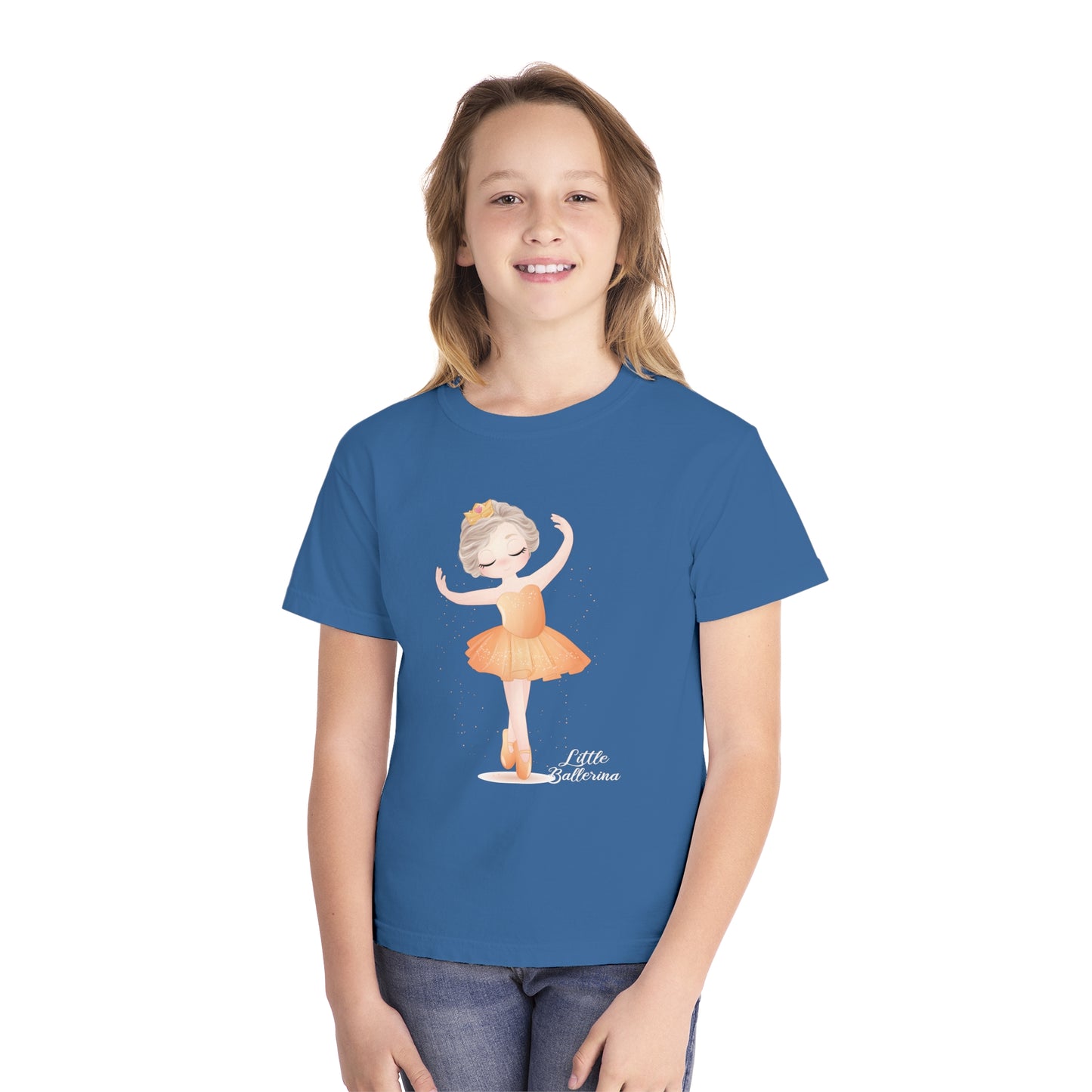 Youth Tee Shirt with Little Ballerina