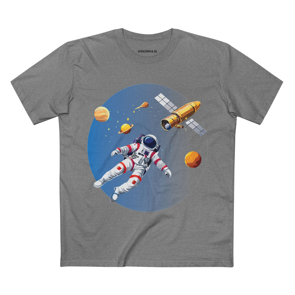 Cosmos Astronaut Graphic Tee Staple Unisex 100 Cotton Tee Shirt - CS-20