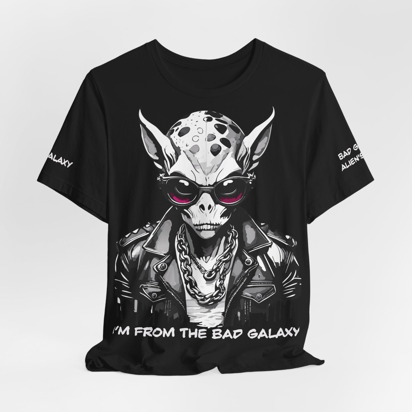 Alien Tee Shirt From Bad Galaxy Made To Order 100 Percent Cotton With Eco Friendly Inks