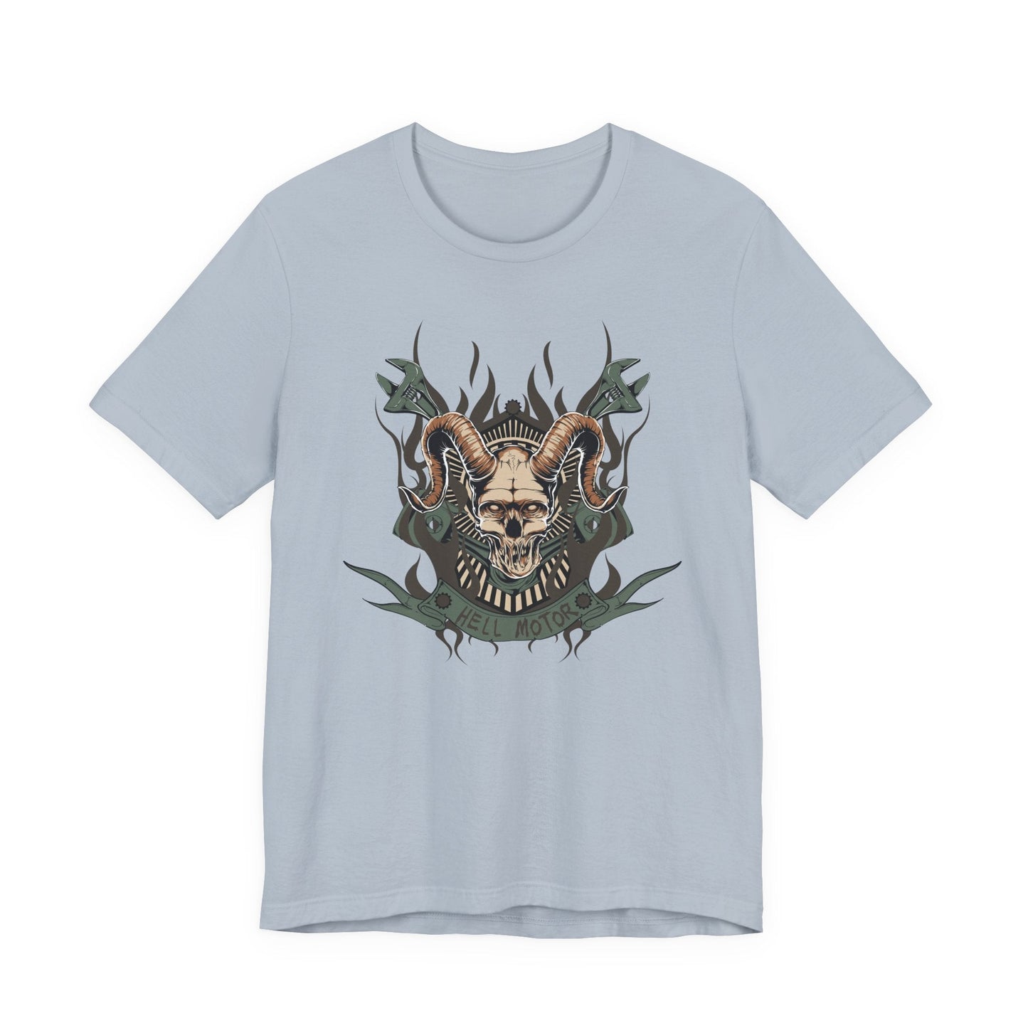 Gothic Skull Graphic Design Unisex Cotton Tee Art-49