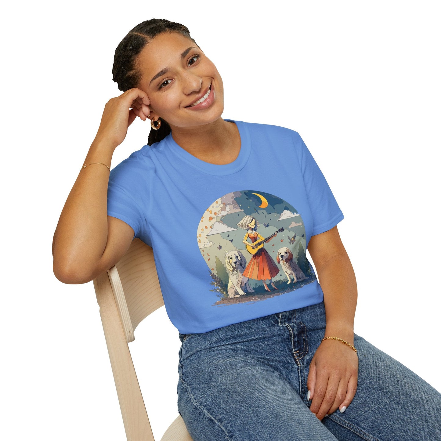 Womens Graphic T Shirts Art Design Tee Softstyle Gildan 64000 100 Percent Cotton