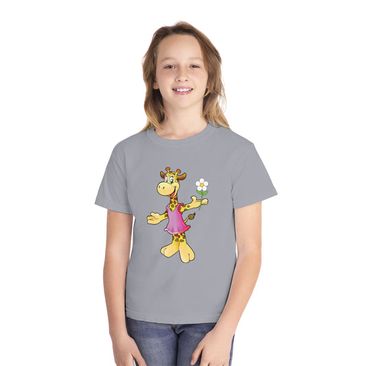 Youth Tee Shirt with Funny Cow