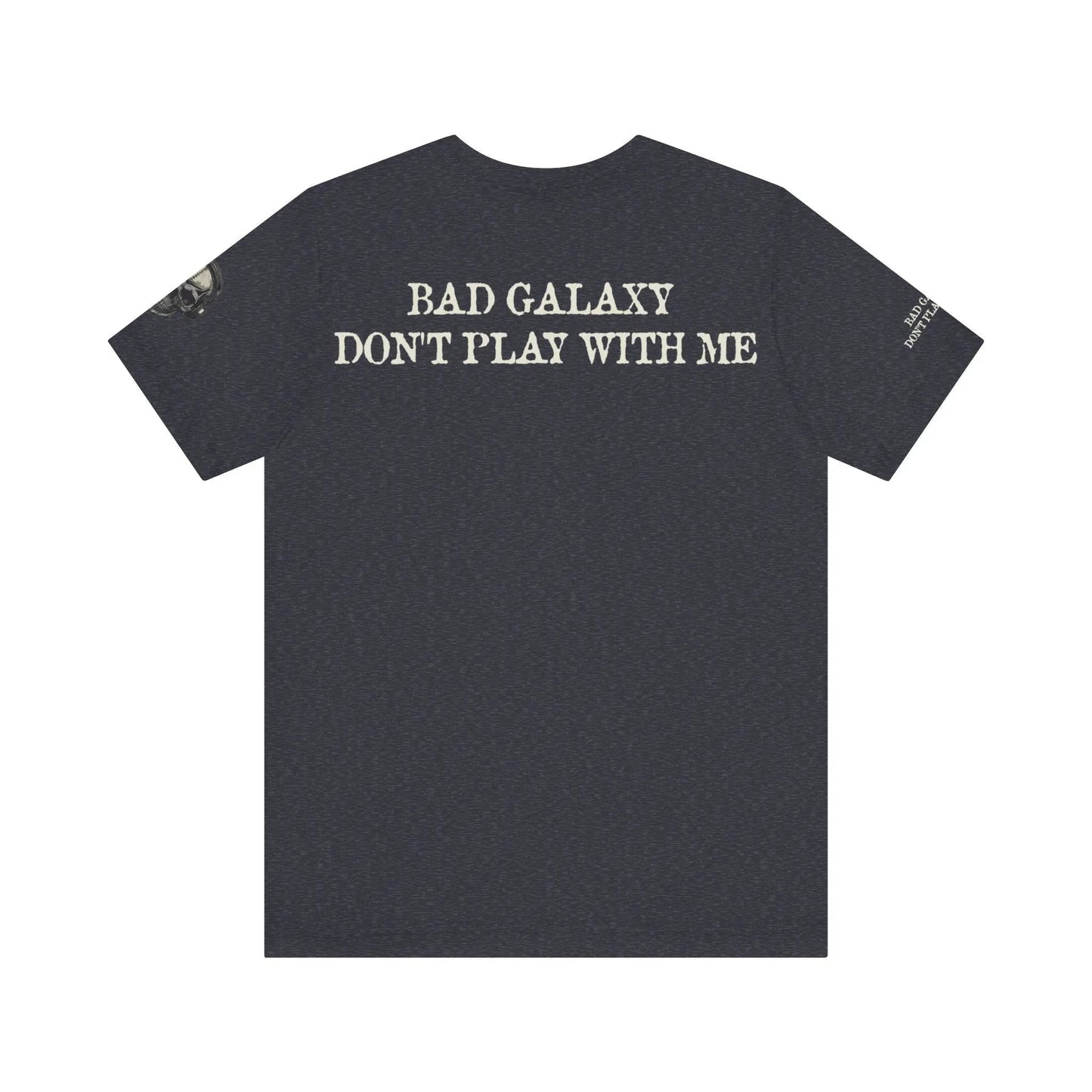 Skull T Shirt From Bad Galaxy 100 Percent Cotton Eco Friendly Made In USA With Durable Stitching