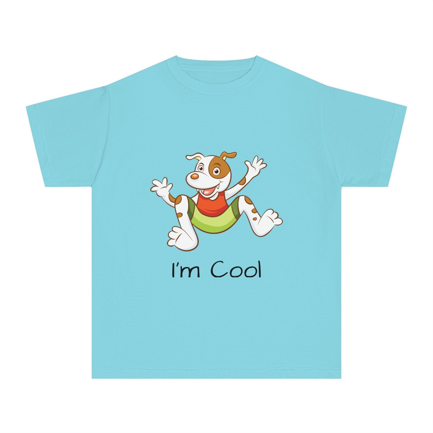 Youth Tee Shirt with Cool Dog