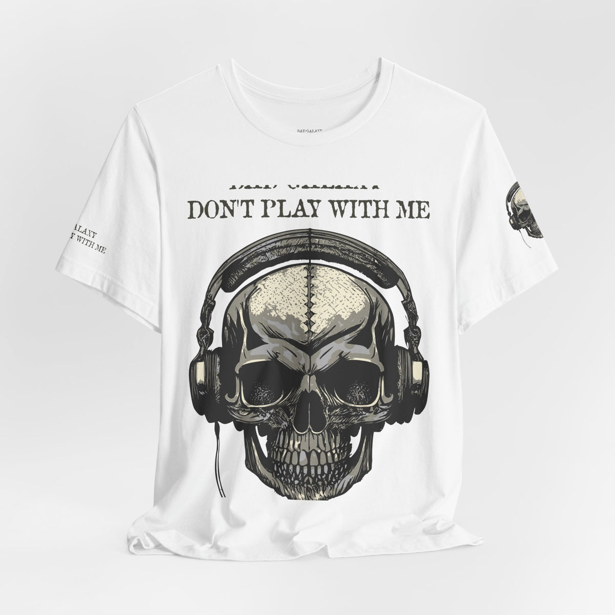 Skull Rock Graphic Unisex Cotton Bella+Canvas Tee with Art Design b45