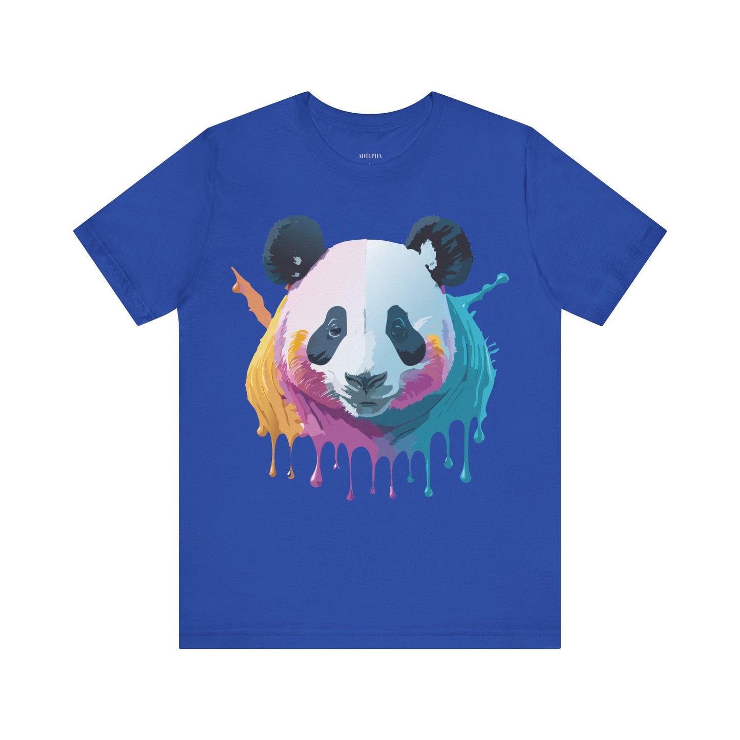 Adelpha Panda Graphic Tee Unisex Vintage Inspired Art Design Short Sleeve Shirt Edition