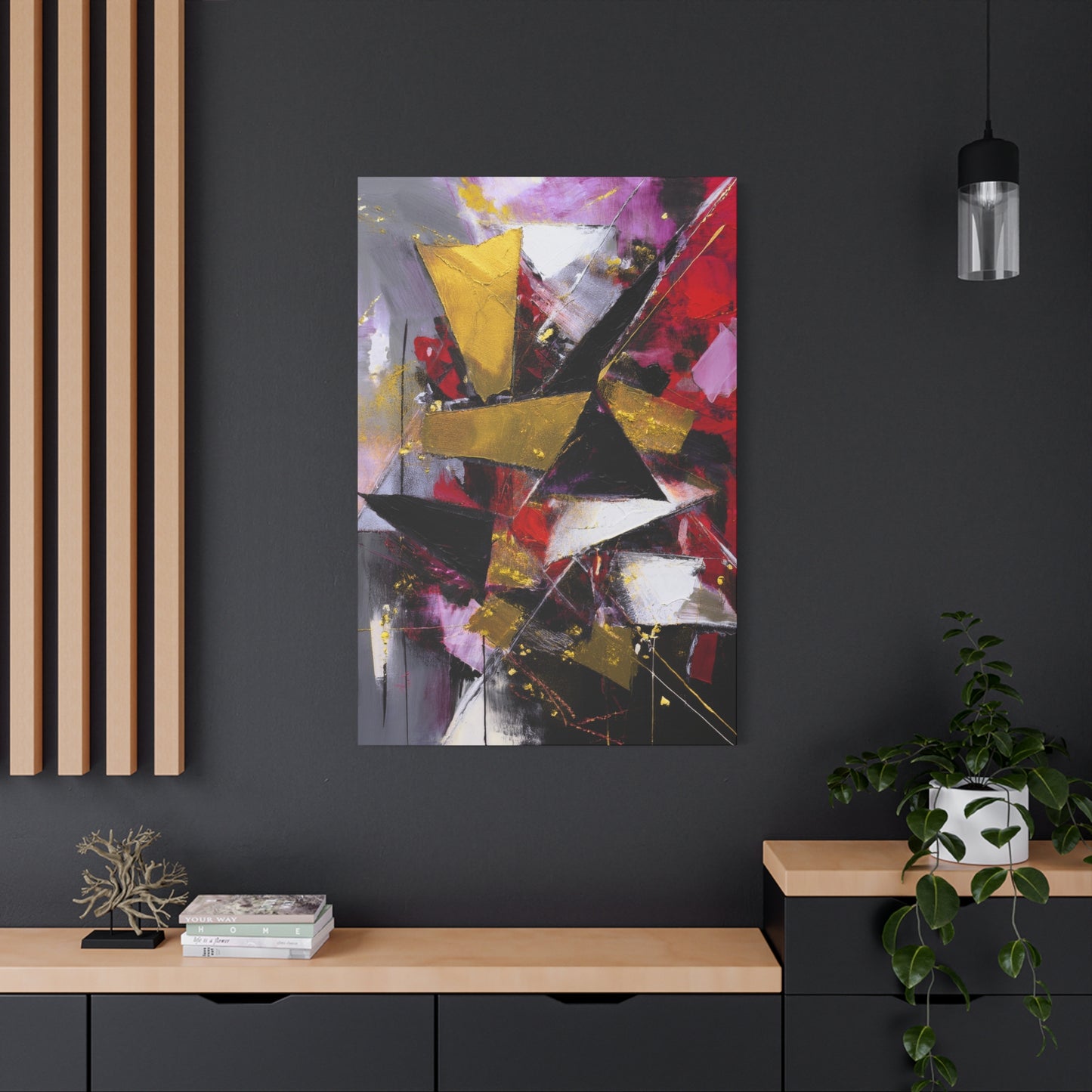 Abstract Oil Painting Print Canvas 20x24,20x30,24x30 24x32,24x36,30x40 32x48,36x48,40x60 Pine-Wood Inner Frame ABS-192