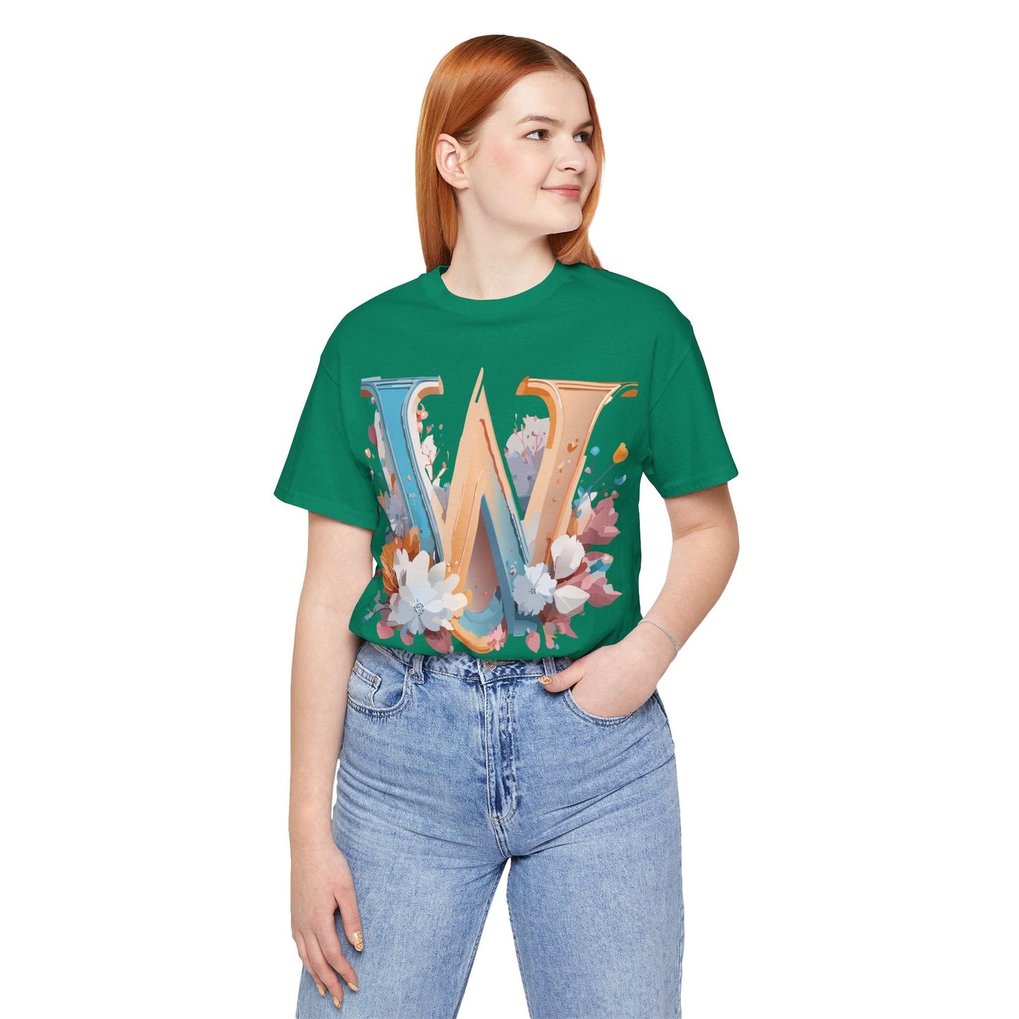 Letter W Shirt Unisex Graphic Tee By Adelpha Featuring Vintage Artwork For Everyday Casual Wear