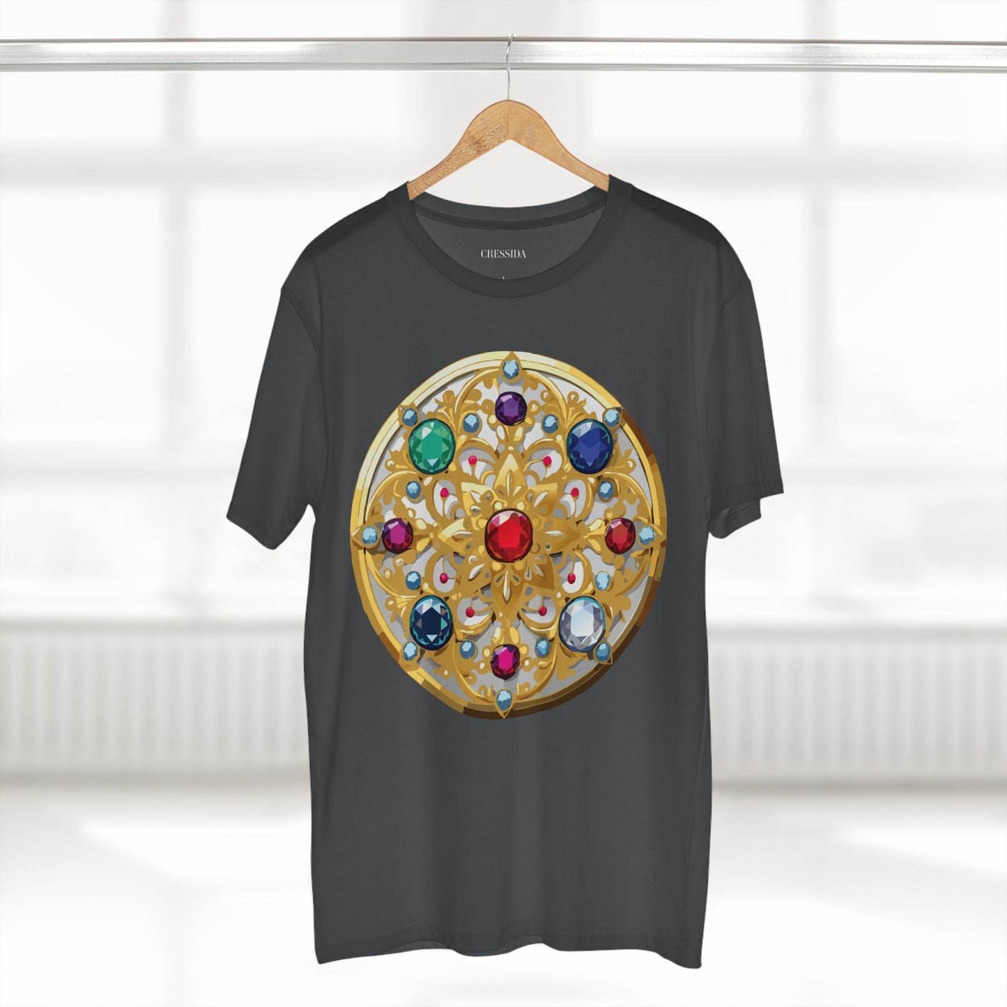 Medallion Graphic T-Shirt Unisex 100 Cotton With Gold Art Design Medal Tee 6