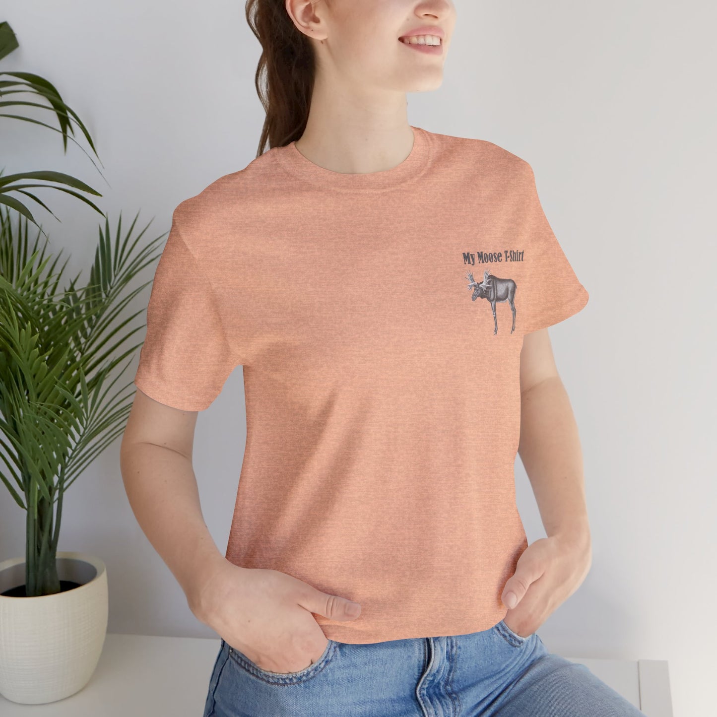 Camiseta unisex de algodón con estampado de animales