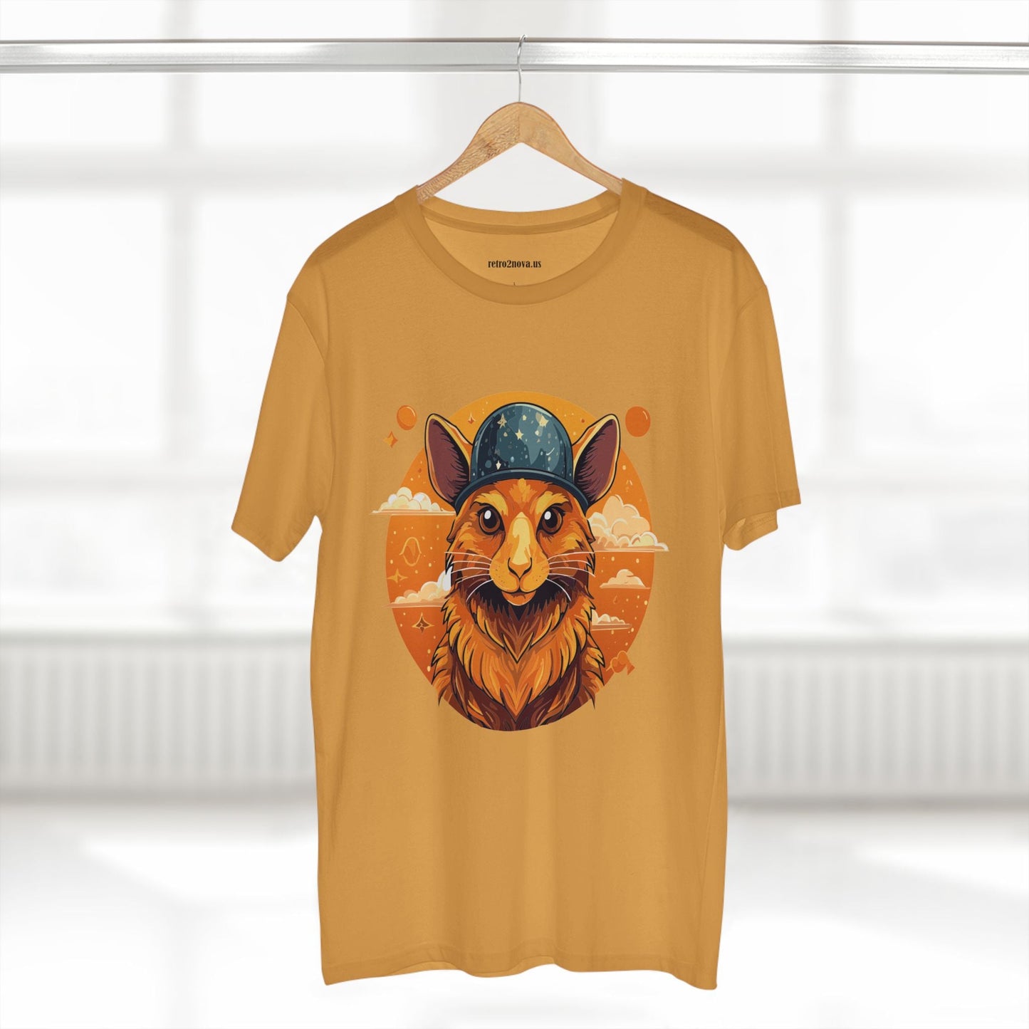 Rabbit Shirt Unisex Premium Cotton Tee With Original Art Design From Retro2Nova Art Collection Soft Breathable Comfort