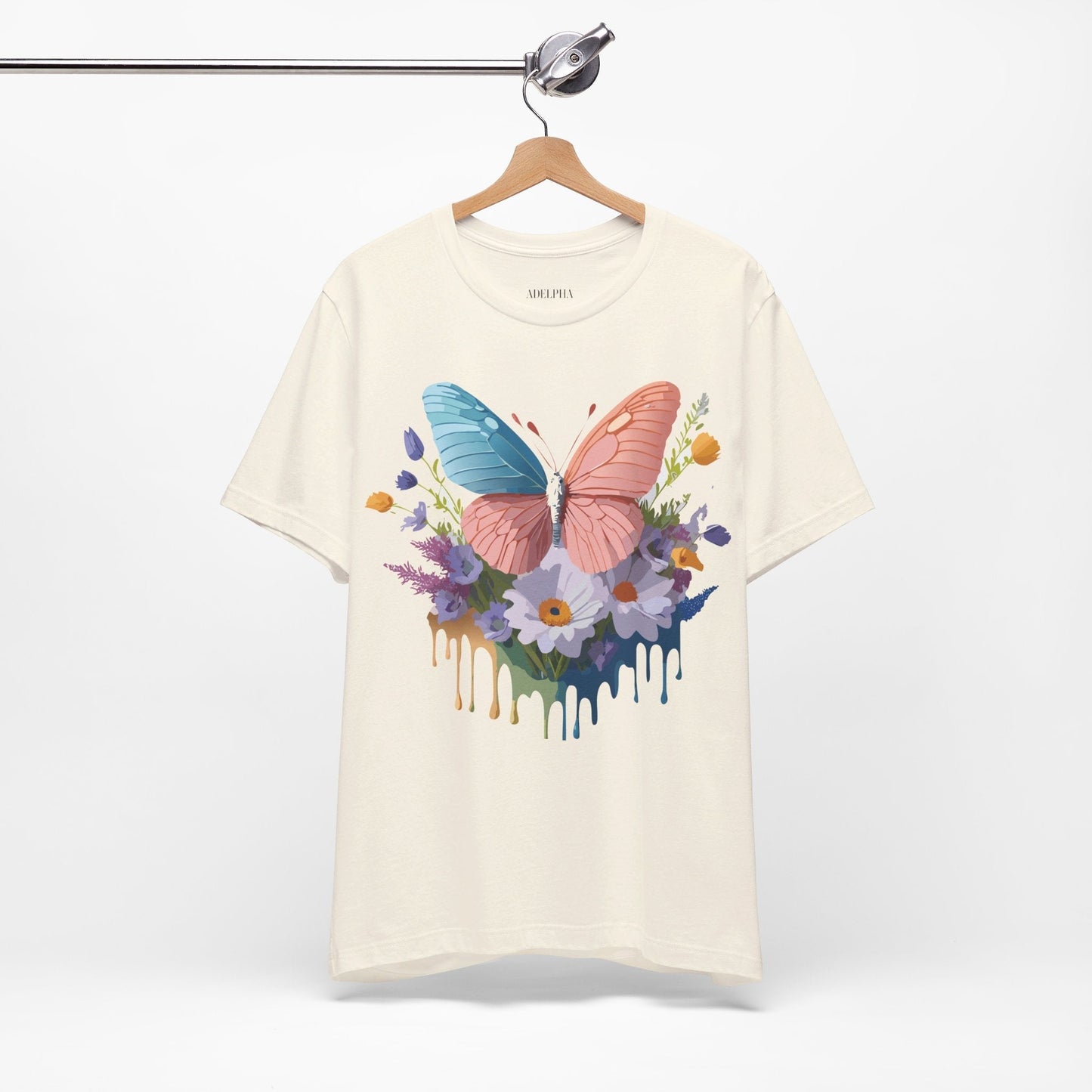 Butterfly Graphic Tee Unisex Art Design Shirt With Vintage Adelpha Artwork