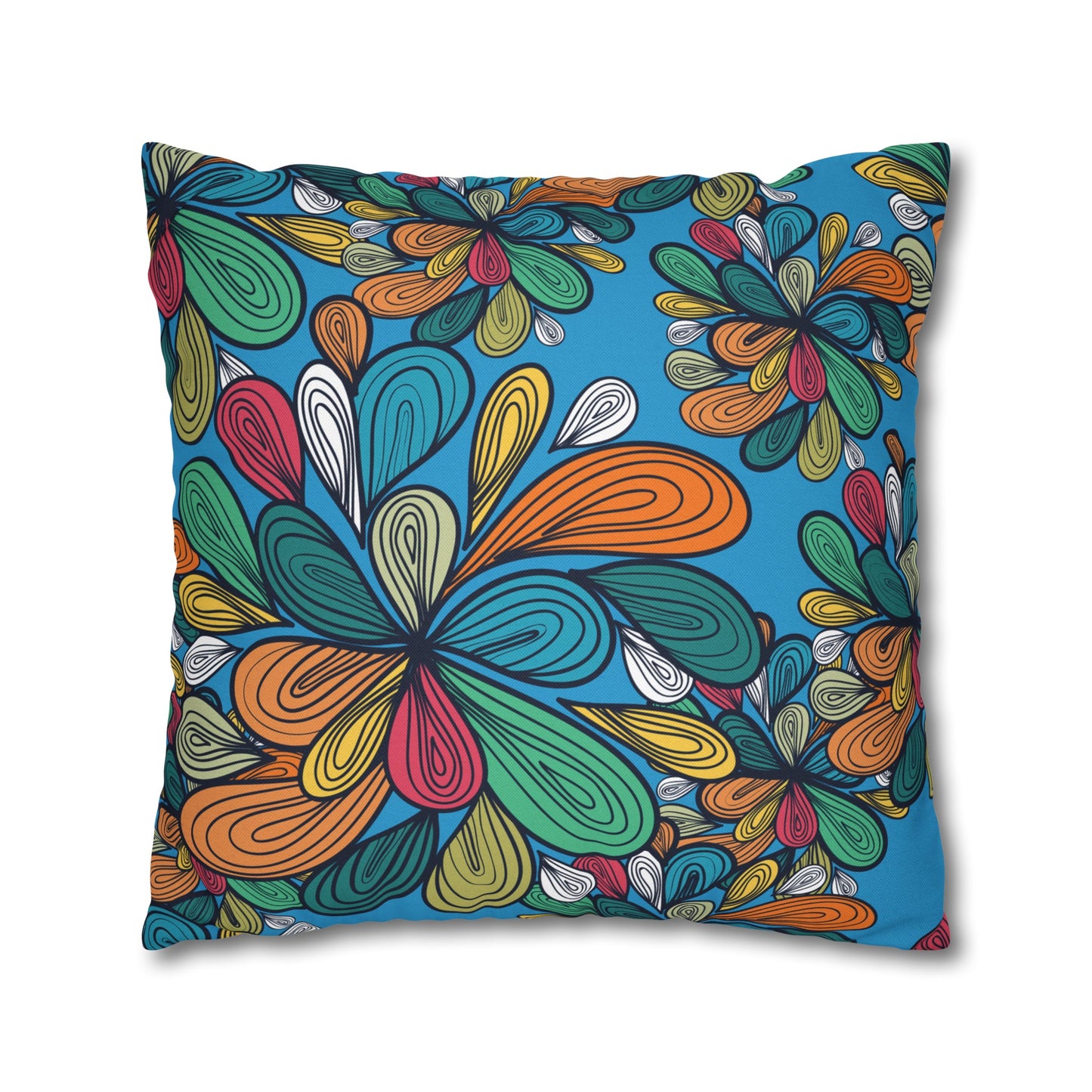 Floral Poly Pillowcase