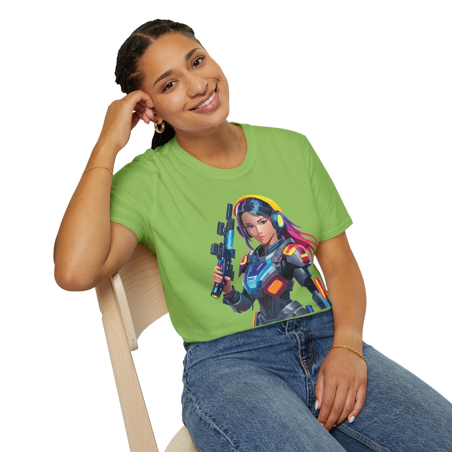 Robocop T Shirt Unisex Softstyle 64000 Graphic Tee With Robocop Art Design Premium