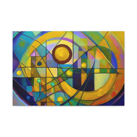 Abstract Oil Painting Print Canvas 24x16, 30x20, 36x24, 48x32, 60x40 Bright Latex Inks, Pine-Wood Inner Frame ABH-5