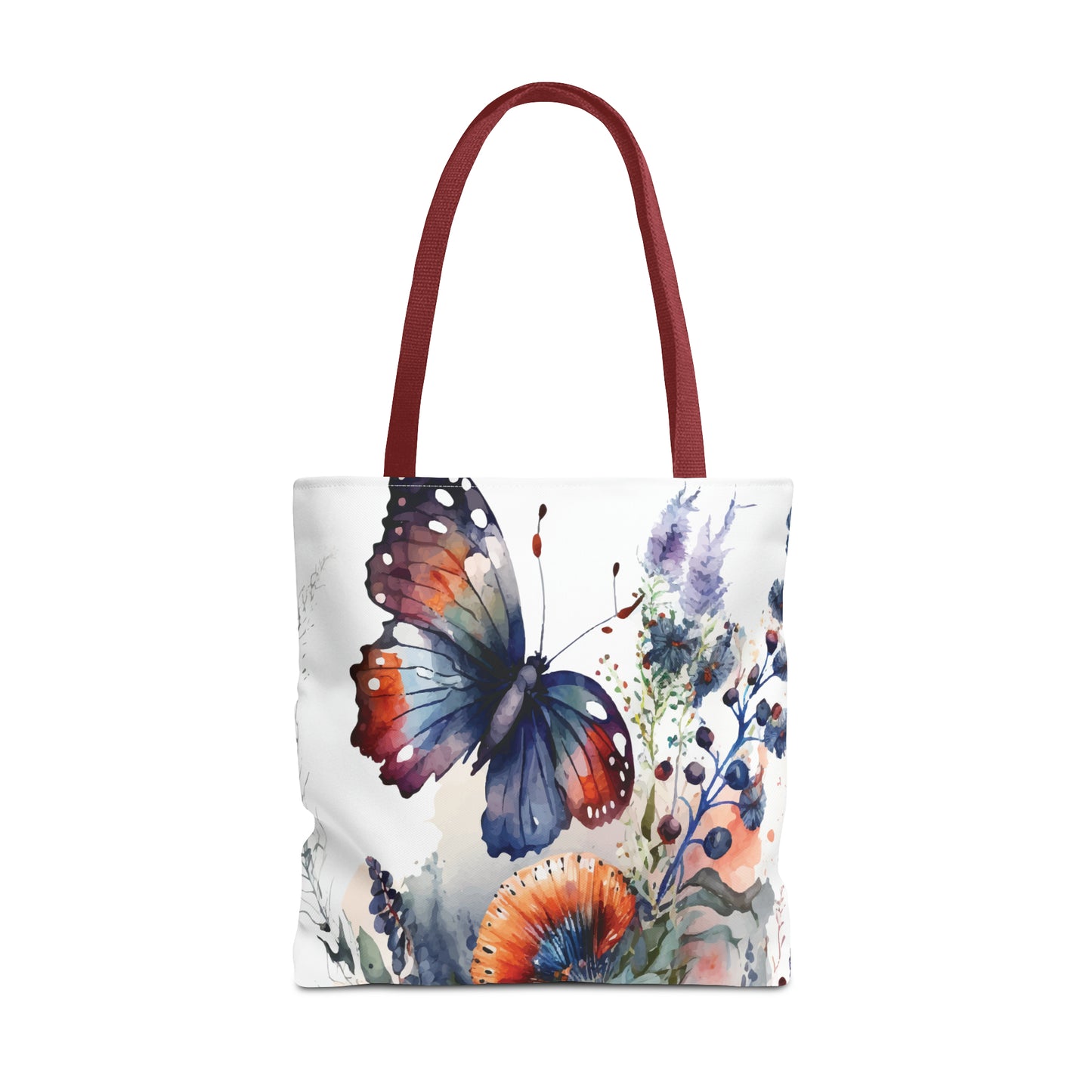 Canvas Bag with Butterfly Prints