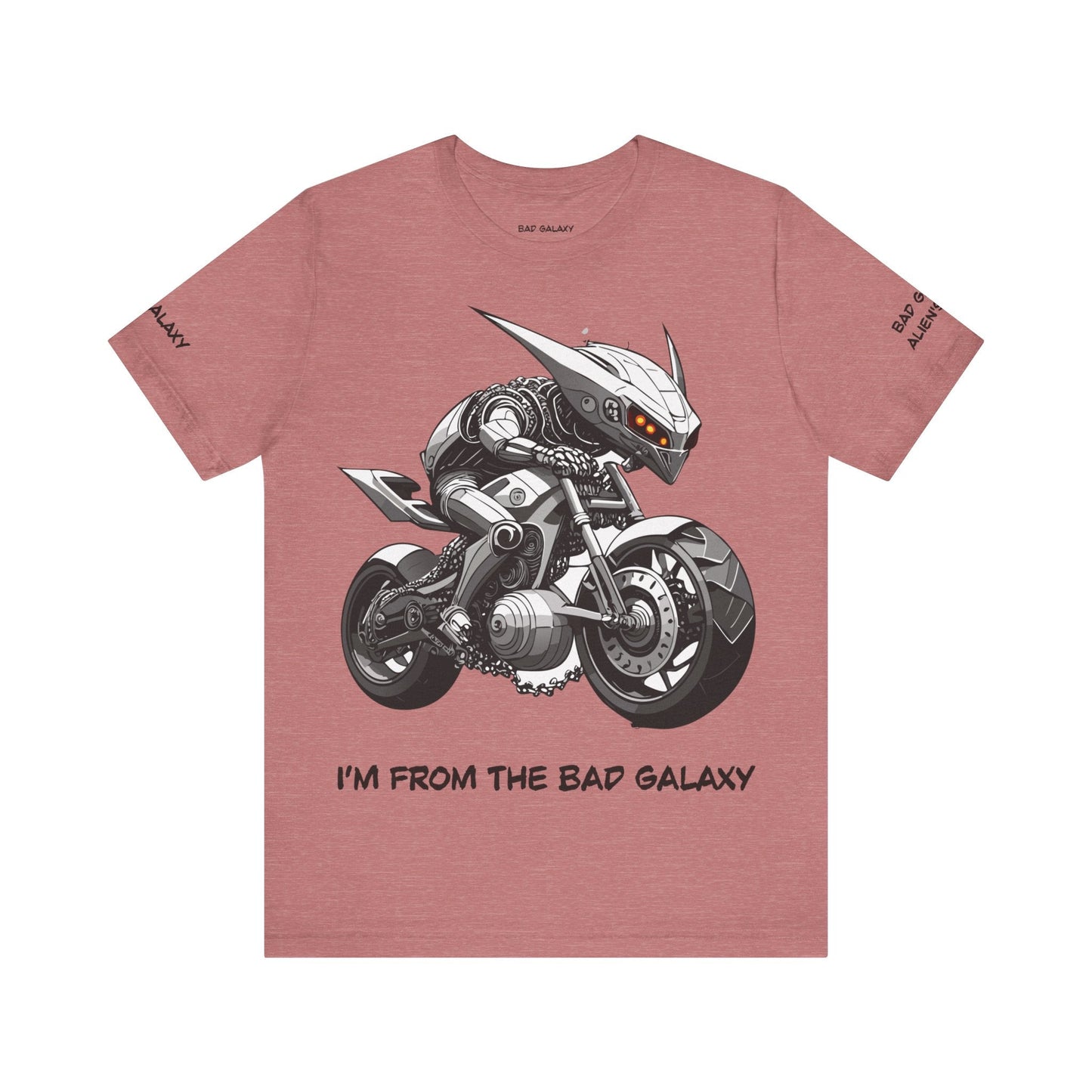 Alien Tee Shirt From Bad Galaxy Made To Order 100 Percent Cotton Lightweight Tee Made In USA