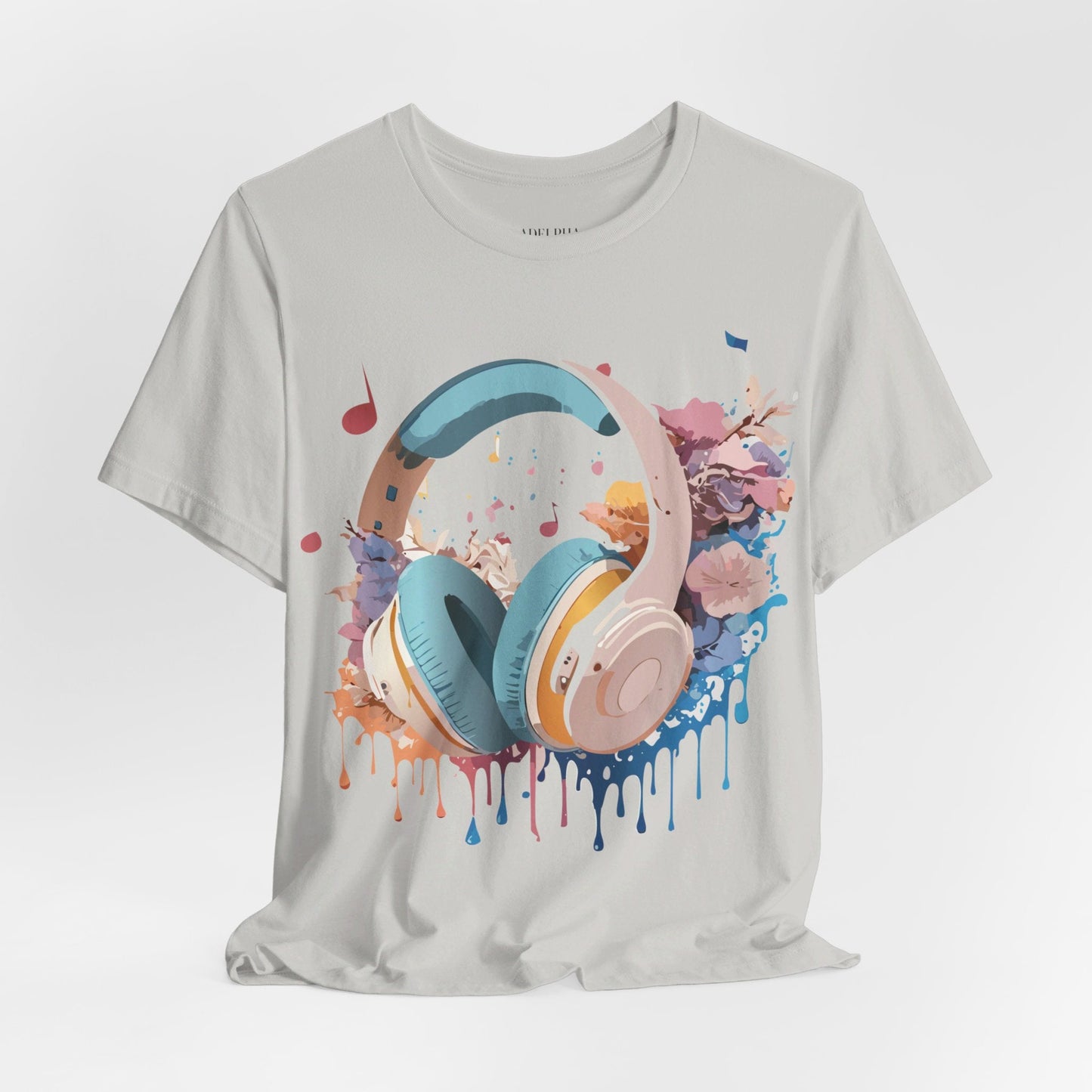 Unisex Graphic Tee Adelpha Art Design Vintage Music Inspired Short Sleeve Jersey Premium