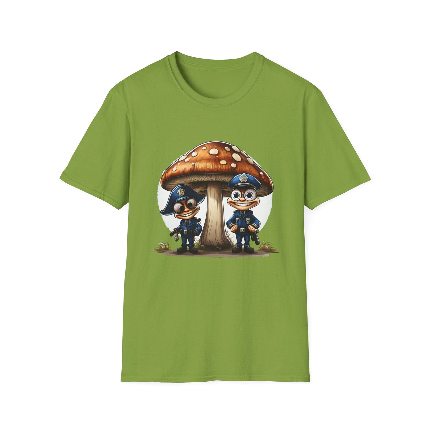 Mashroom Tee Shirt Unisex Funny Mashroom Design Shirt With Fungus Gildan Softstyle 64000