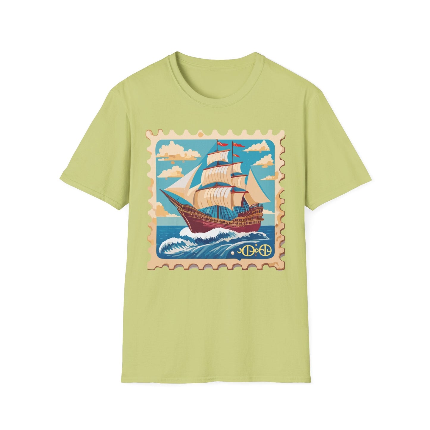 Ship T Shirts Frigate Vessel Tee Unisex Softstyle Gildan 64000 100 Percent Cotton