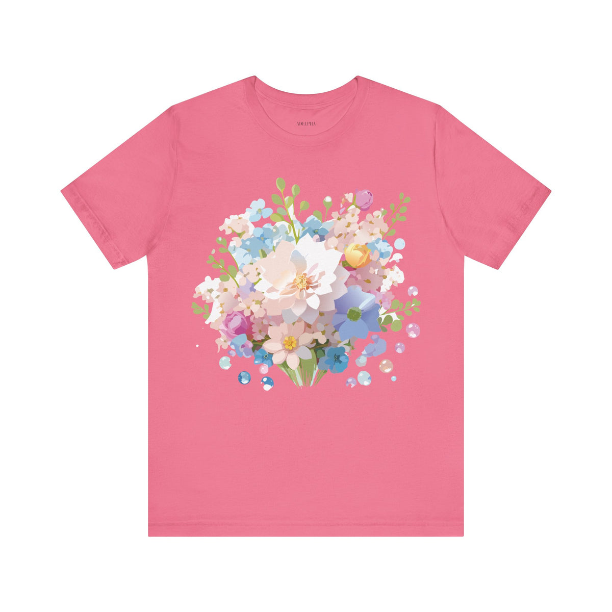 Floral Graphic Tee Shirt - Bella+Canvas Unisex 100 Cotton 13