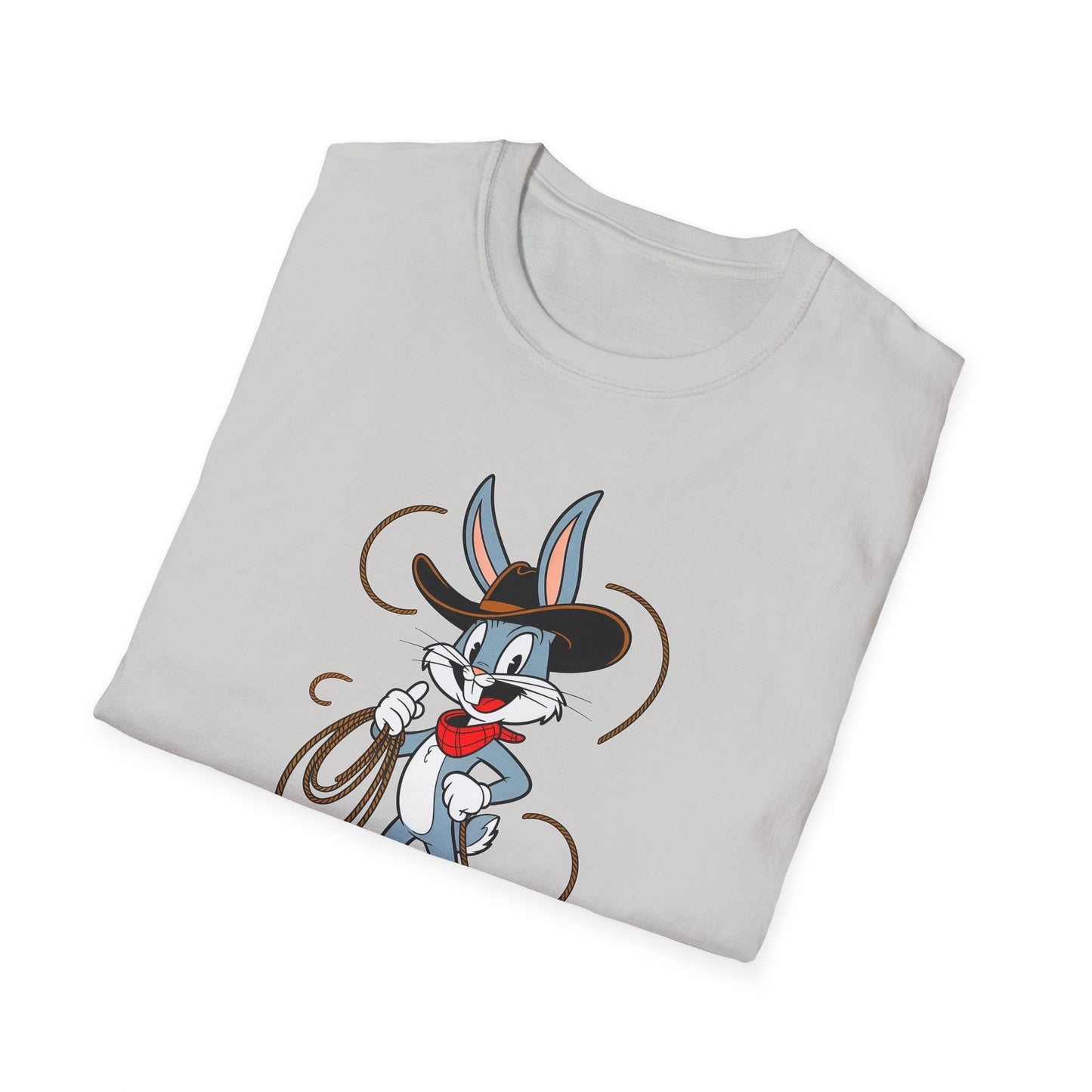 Bugs Bunny T Shirt Unisex Gildan Softstyle 64000 Cartoon Animation Tee With Art Design Artwork