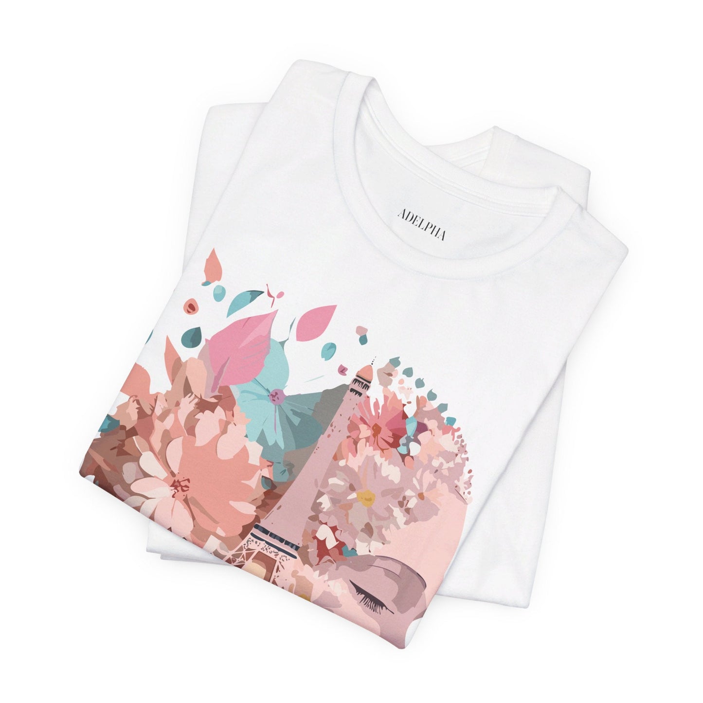 Paris Tourist Shirt Unisex Graphic Tee Featuring Adelpha Vintage Art Design Premium Comfort